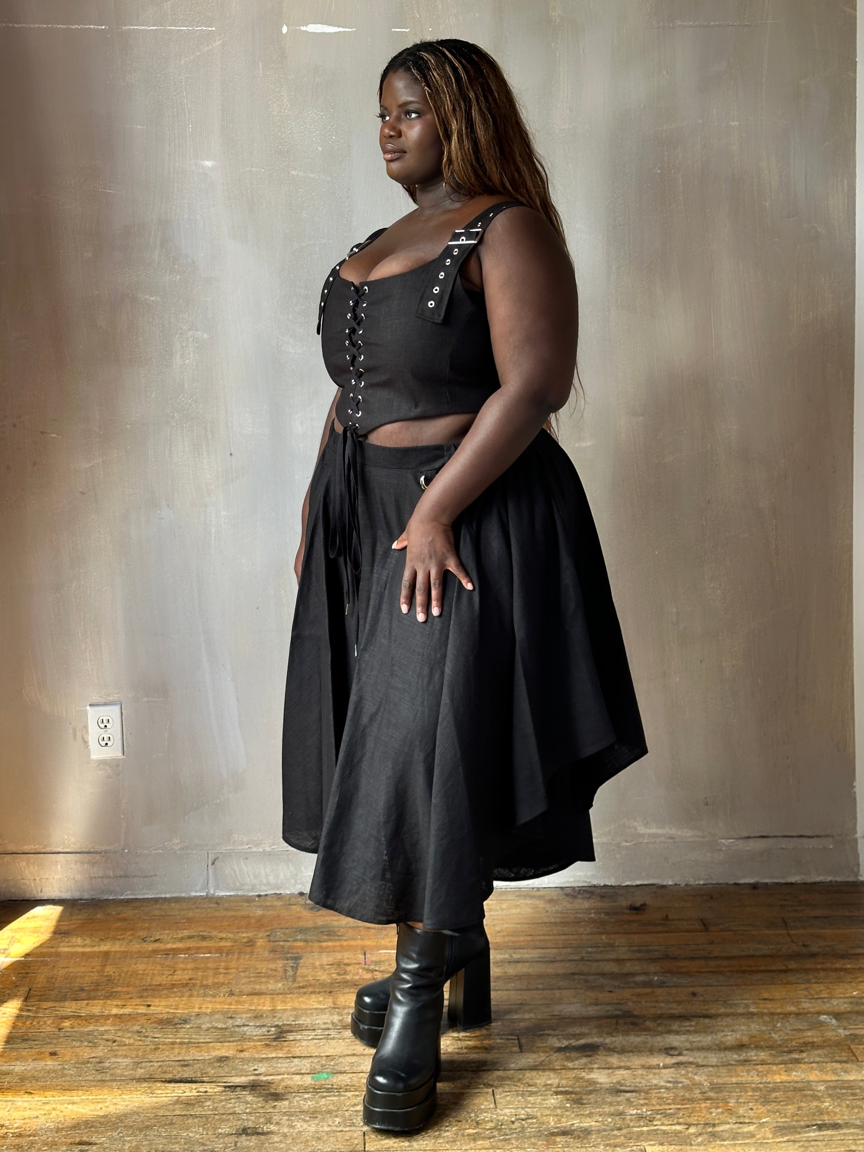 FW25: Buckle Corset Vest (Pre-Order)