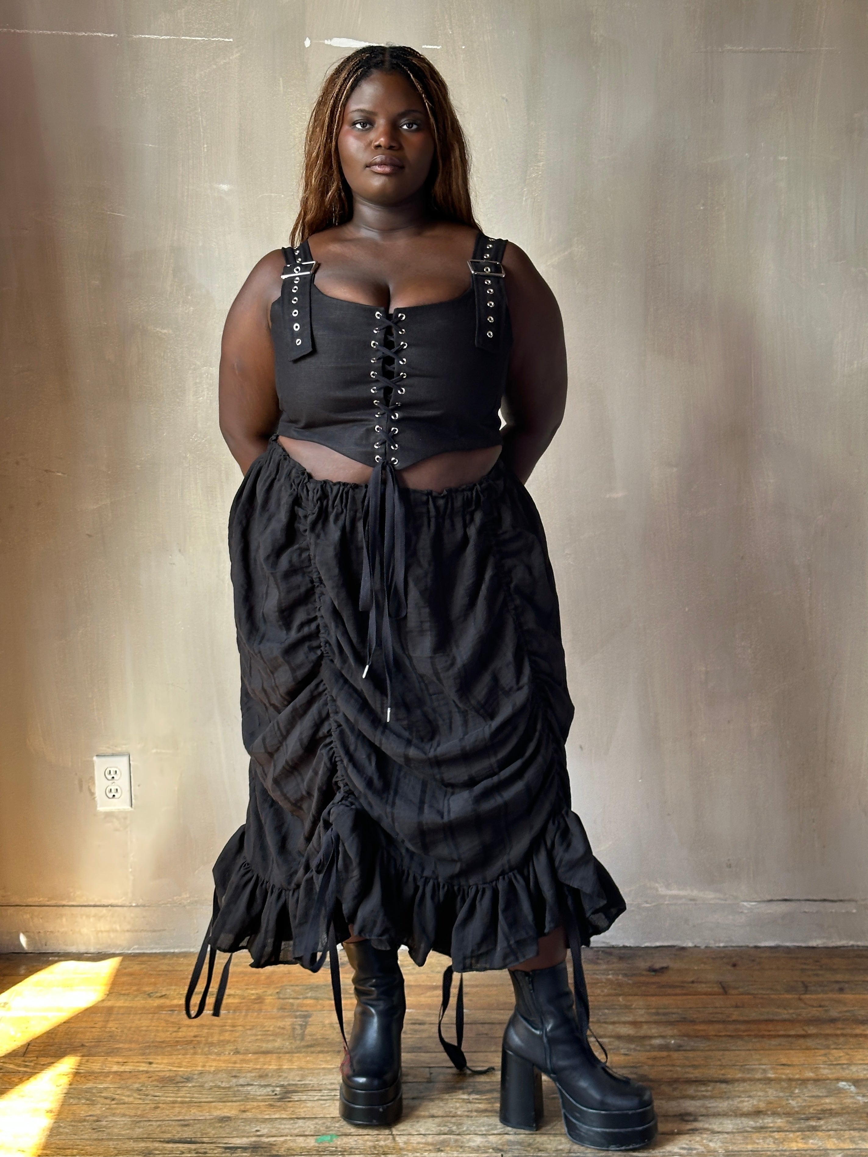 FW25: Buckle Corset Vest (Pre-Order)