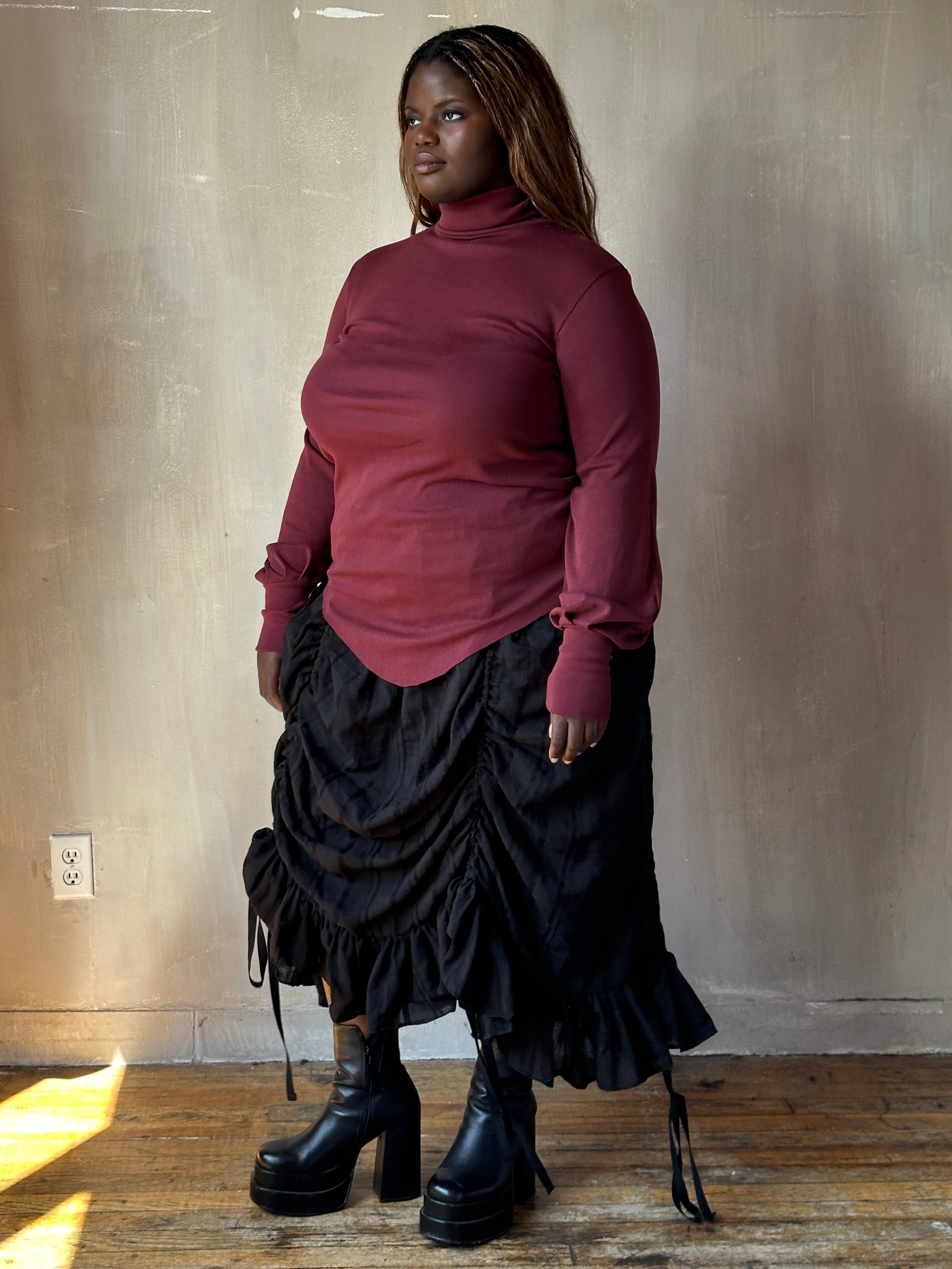 FW25: Hourglass Tunic in Plum Wine (Pre-Order)