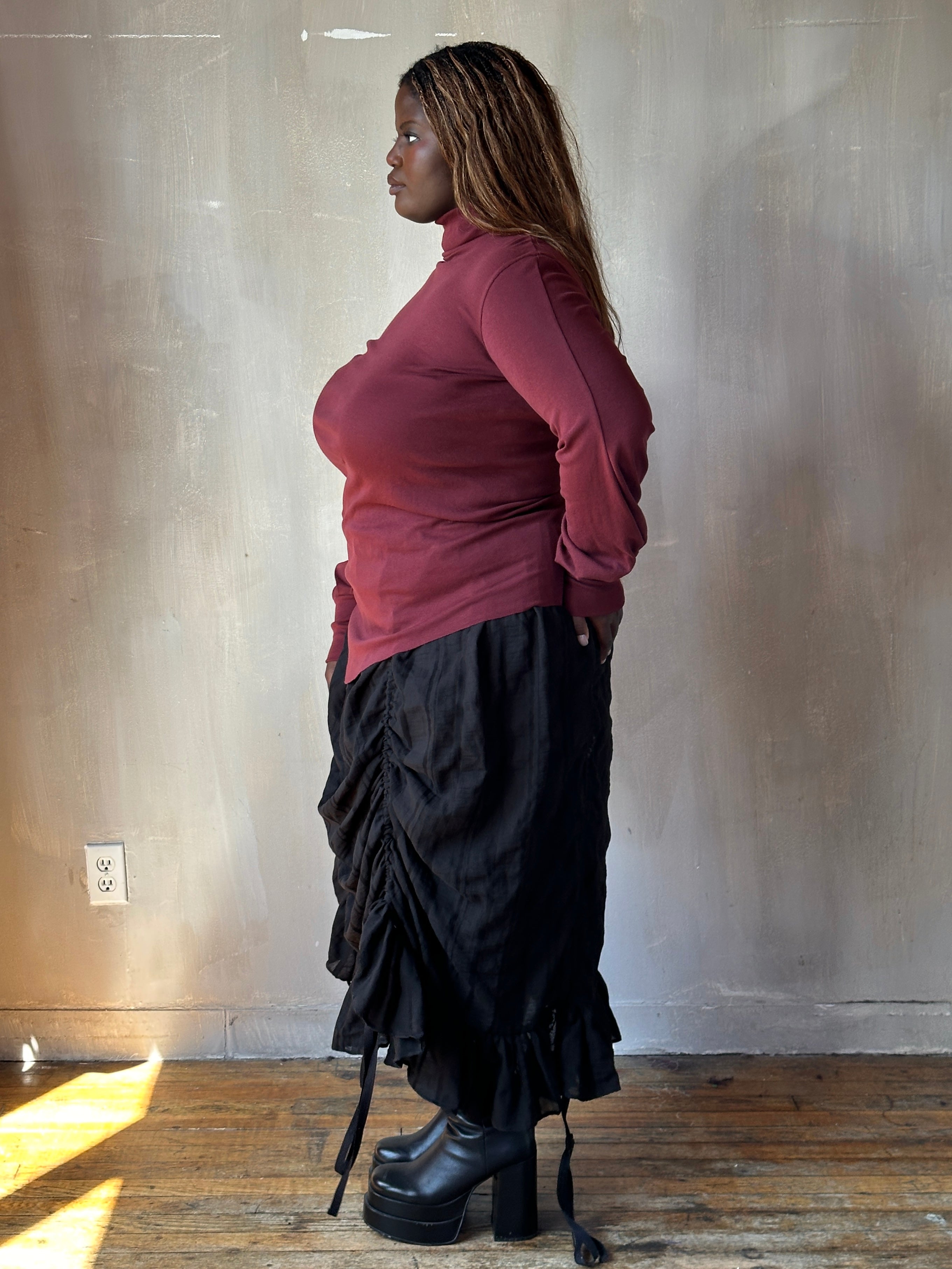 FW25: Hourglass Tunic in Plum Wine (Pre-Order)