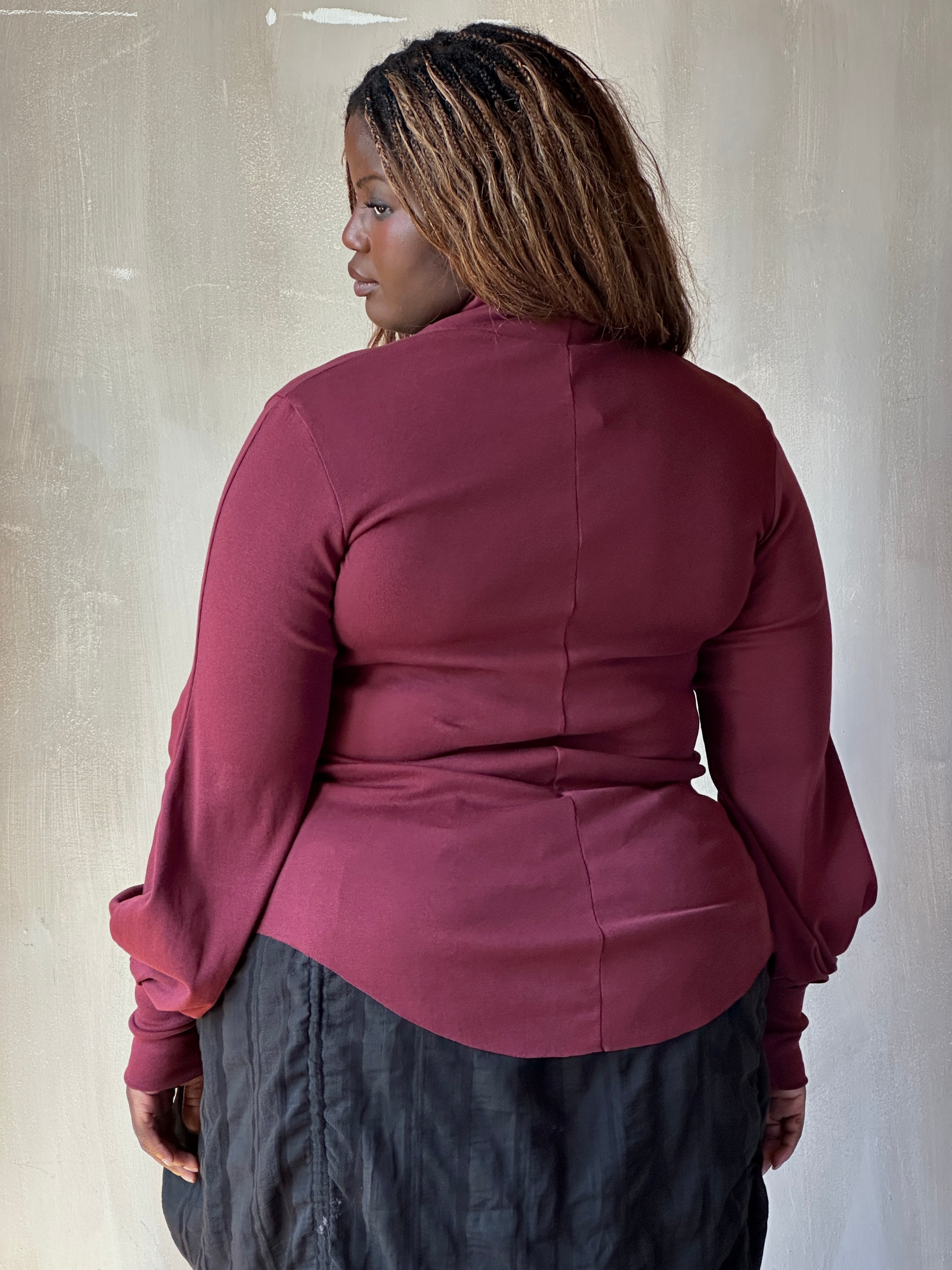 FW25: Hourglass Tunic in Plum Wine (Pre-Order)