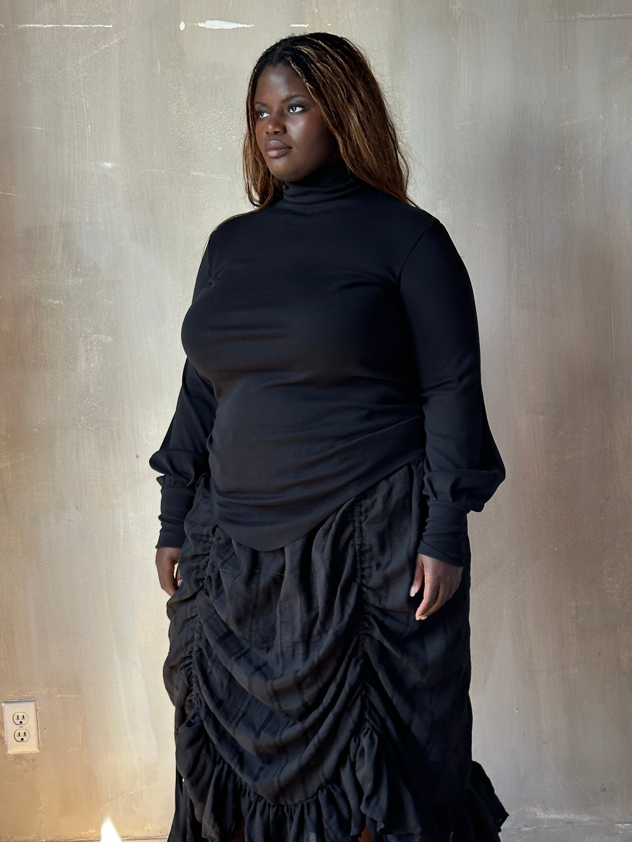 FW25: Hourglass Tunic in Black (Pre-Order)