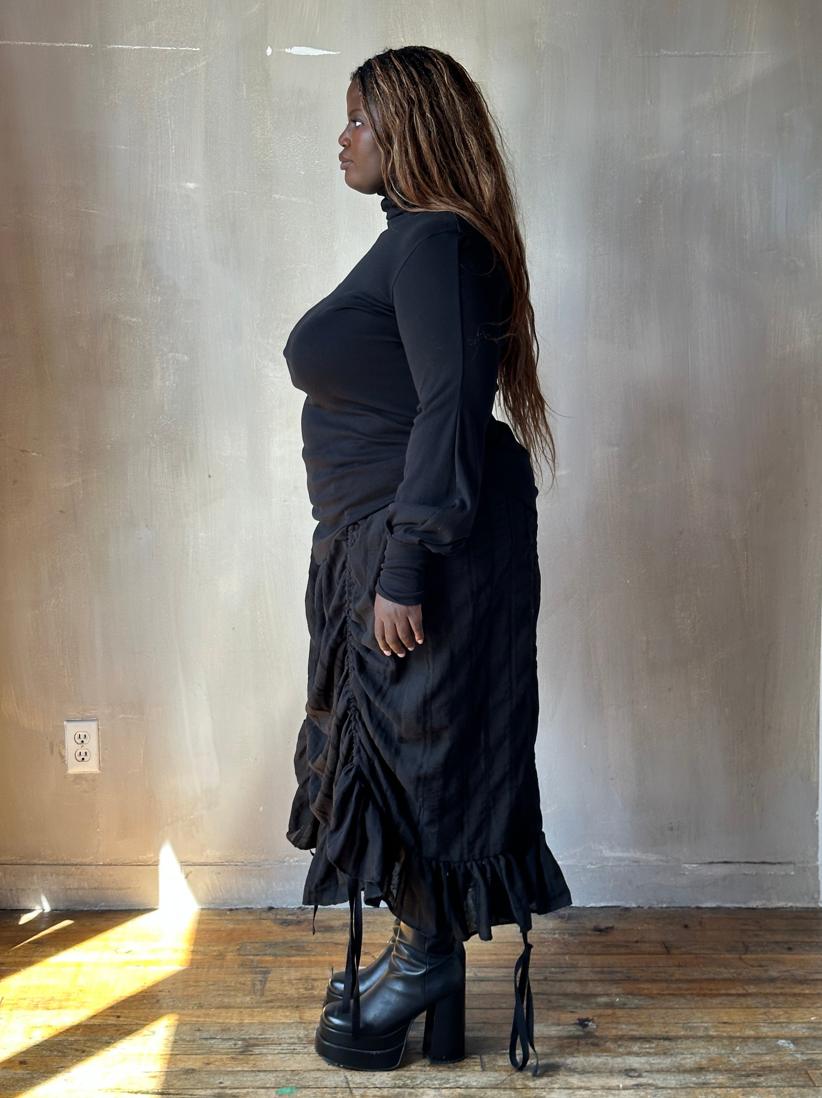 FW25: Hourglass Tunic in Black (Pre-Order)