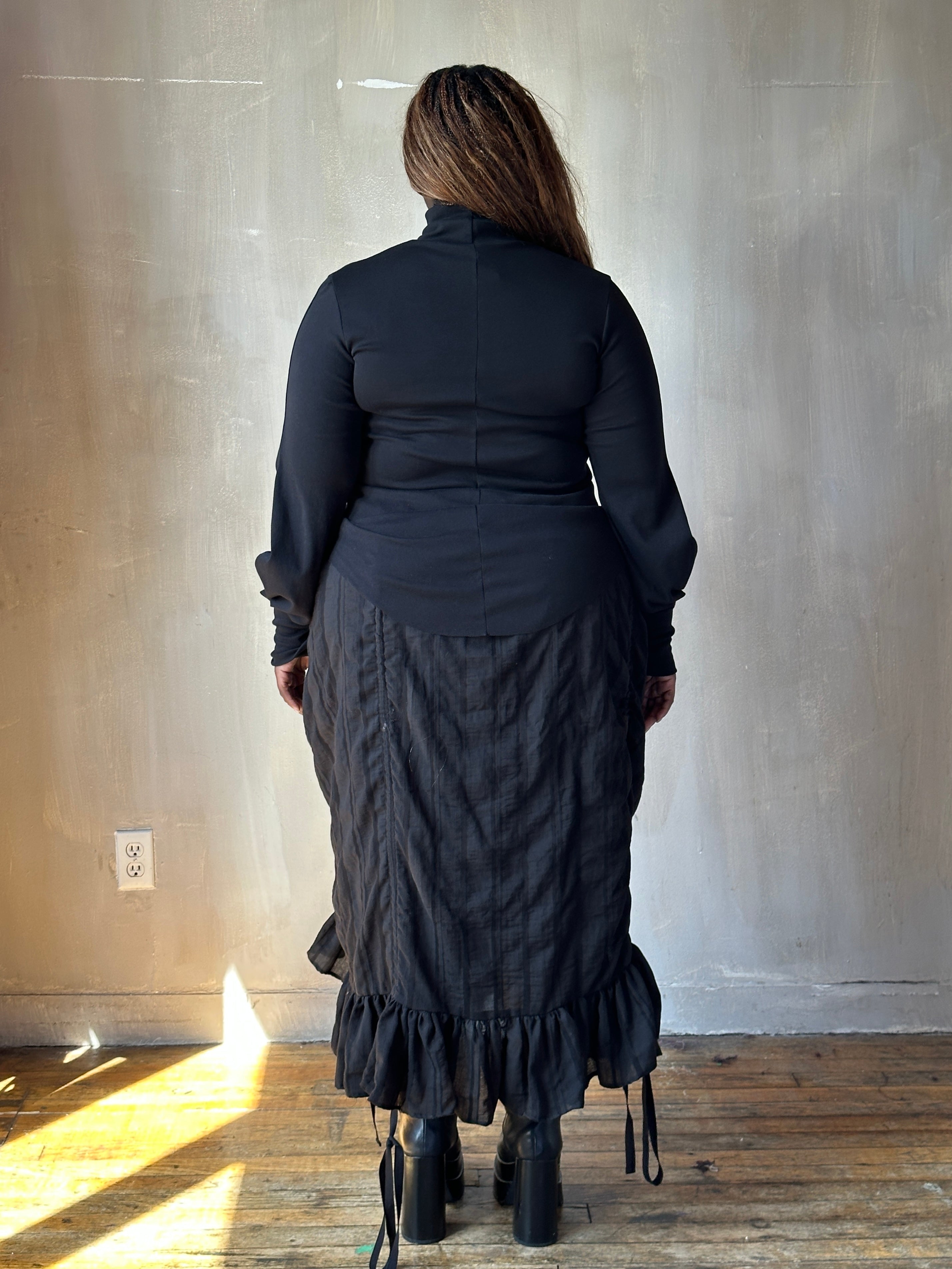 FW25: Hourglass Tunic in Black (Pre-Order)