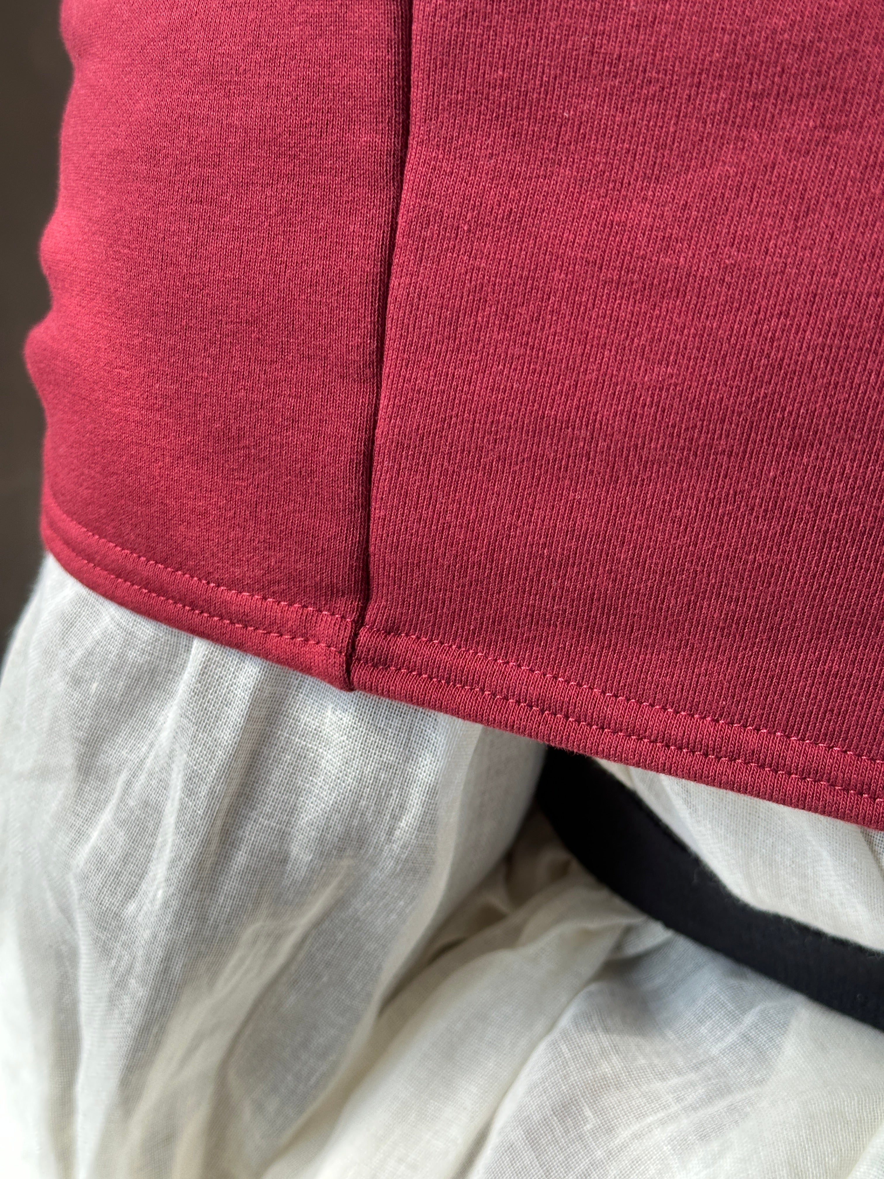 FW25: Mythic Cowl in Oxblood Organic Fleece (Pre-Order)