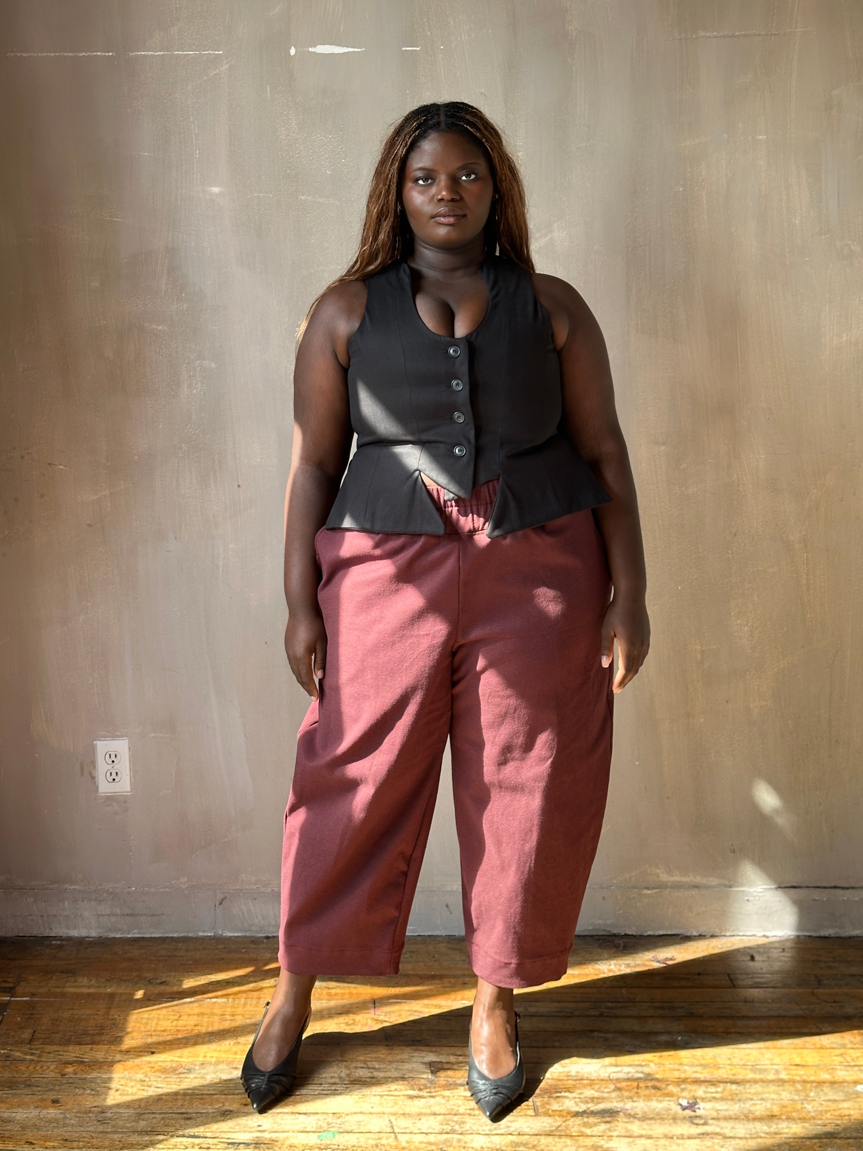 FW25: Cutaway Vest w/Side Slits (Pre-Order)