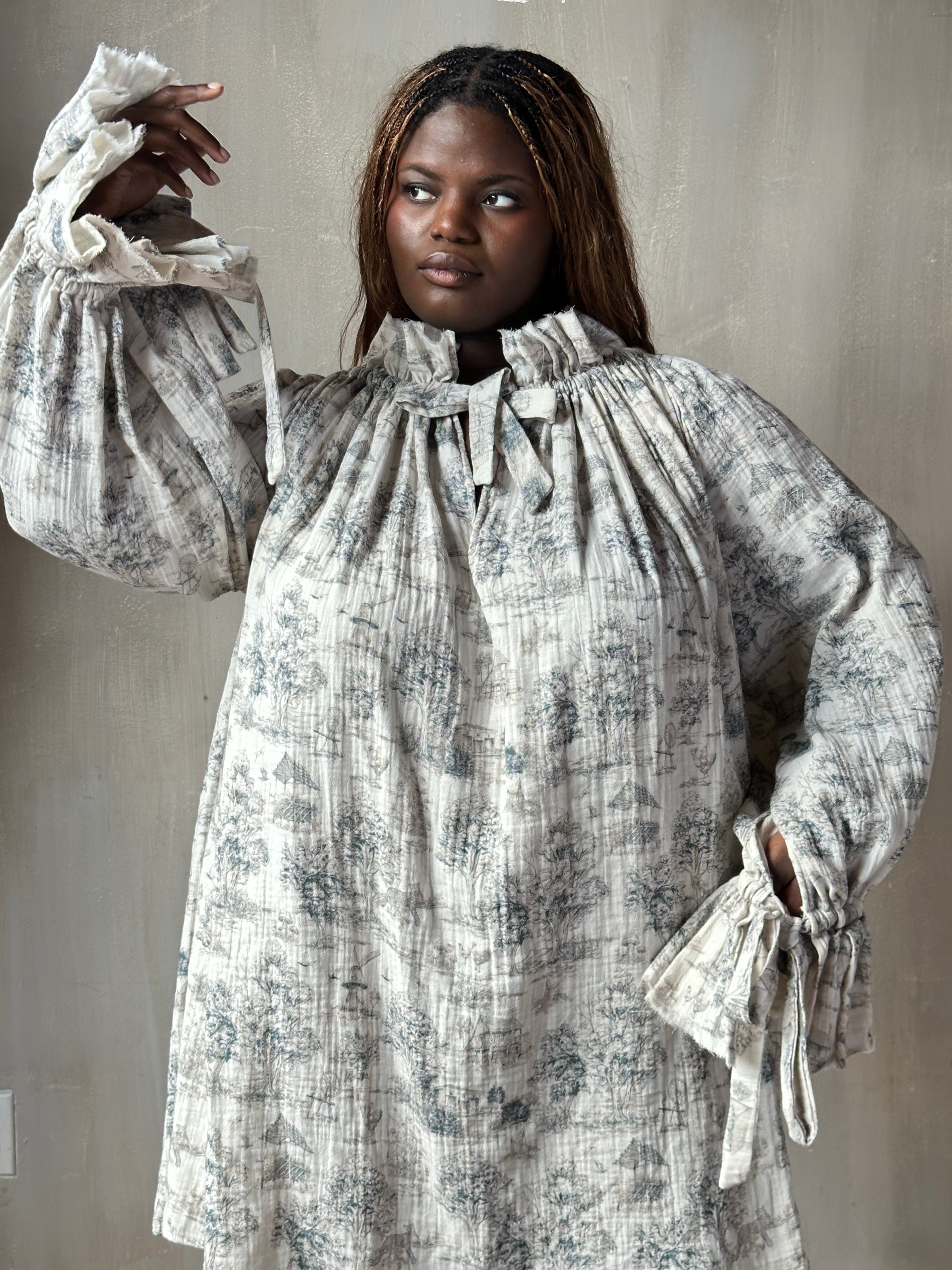 FW25: Alchemist Chemise in Toile De Jouy Cotton (Pre-Order)
