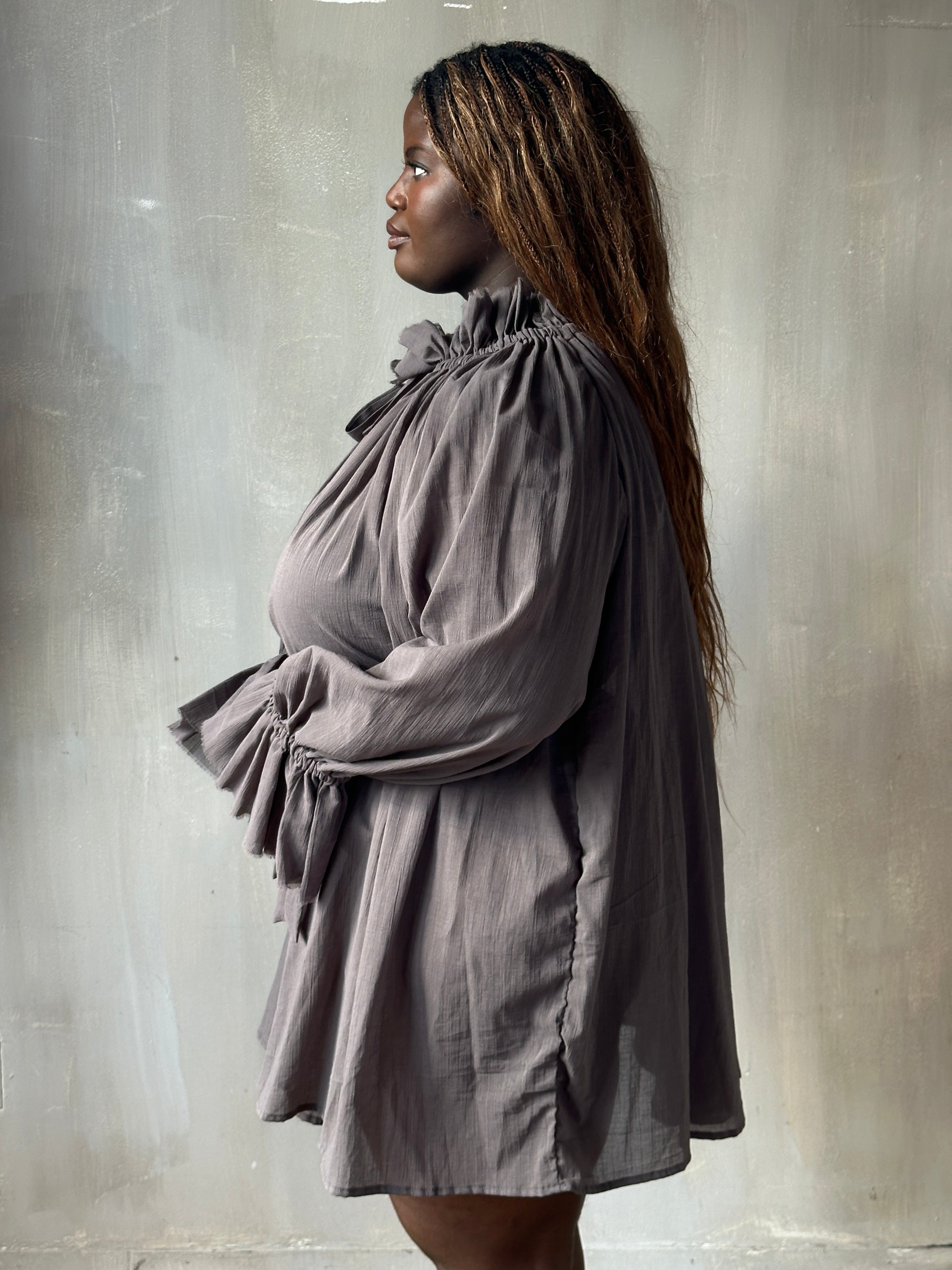 FW25: Alchemist Chemise in Lavender Ash Cotton Voile (Pre-Order)