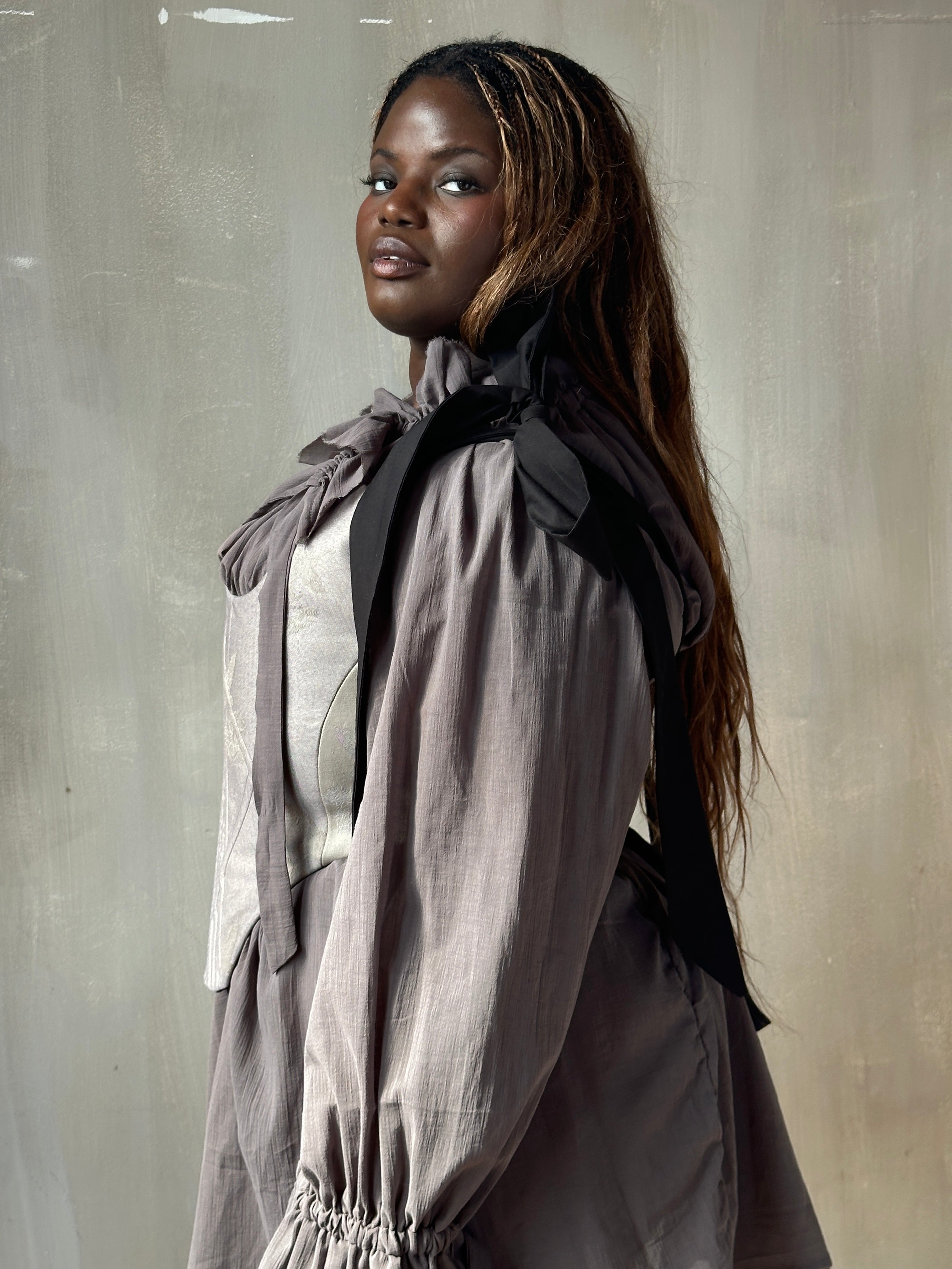 FW25: Alchemist Chemise in Lavender Ash Cotton Voile (Pre-Order)