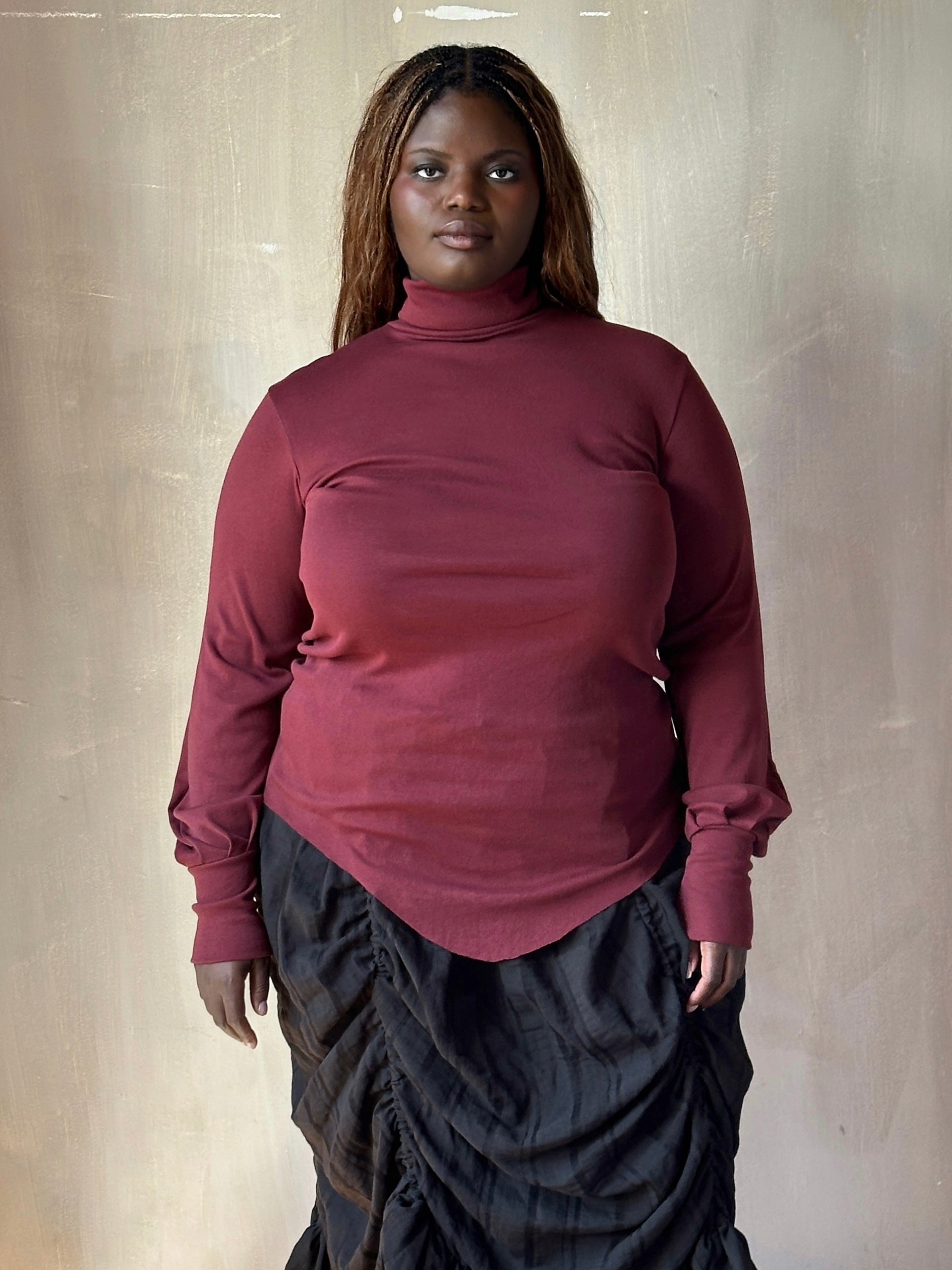 FW25: Hourglass Tunic in Plum Wine (Pre-Order)