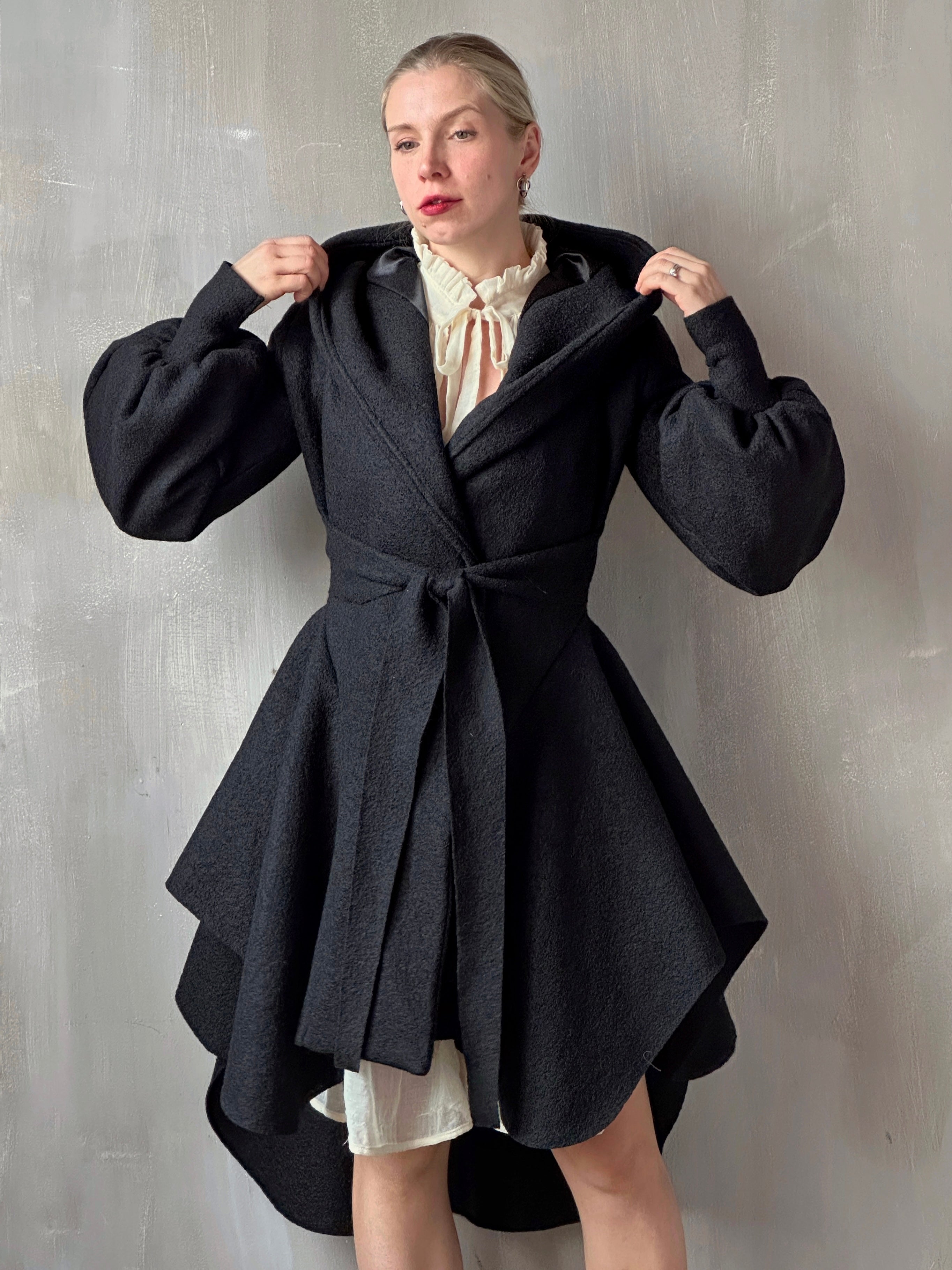 FW25: Tournure Jacket in Pure Wool (Black, In Stock, Limited Edition)