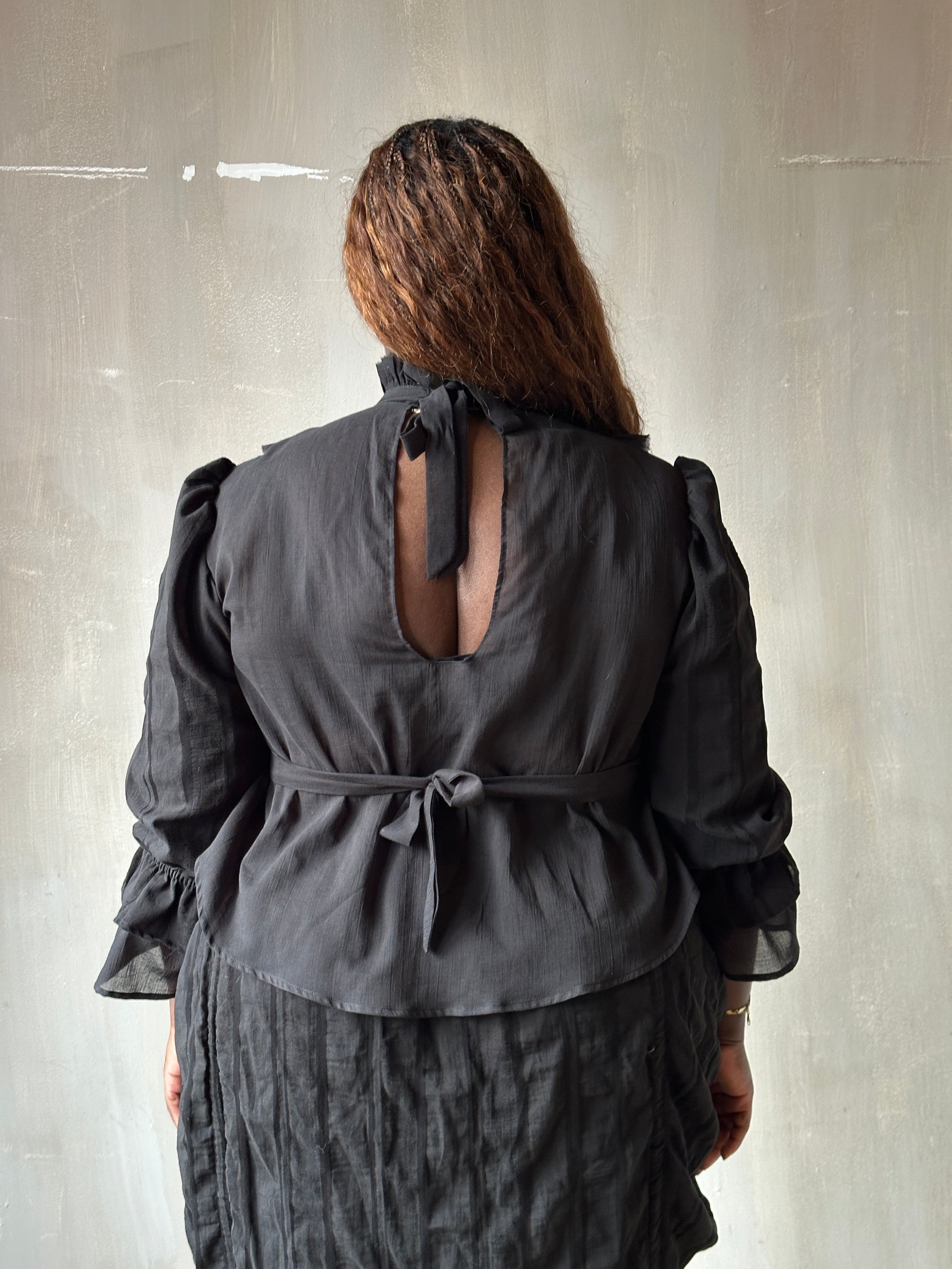 Spring '26: "Carmilla" Set in Black Stripe (Pre-Order)