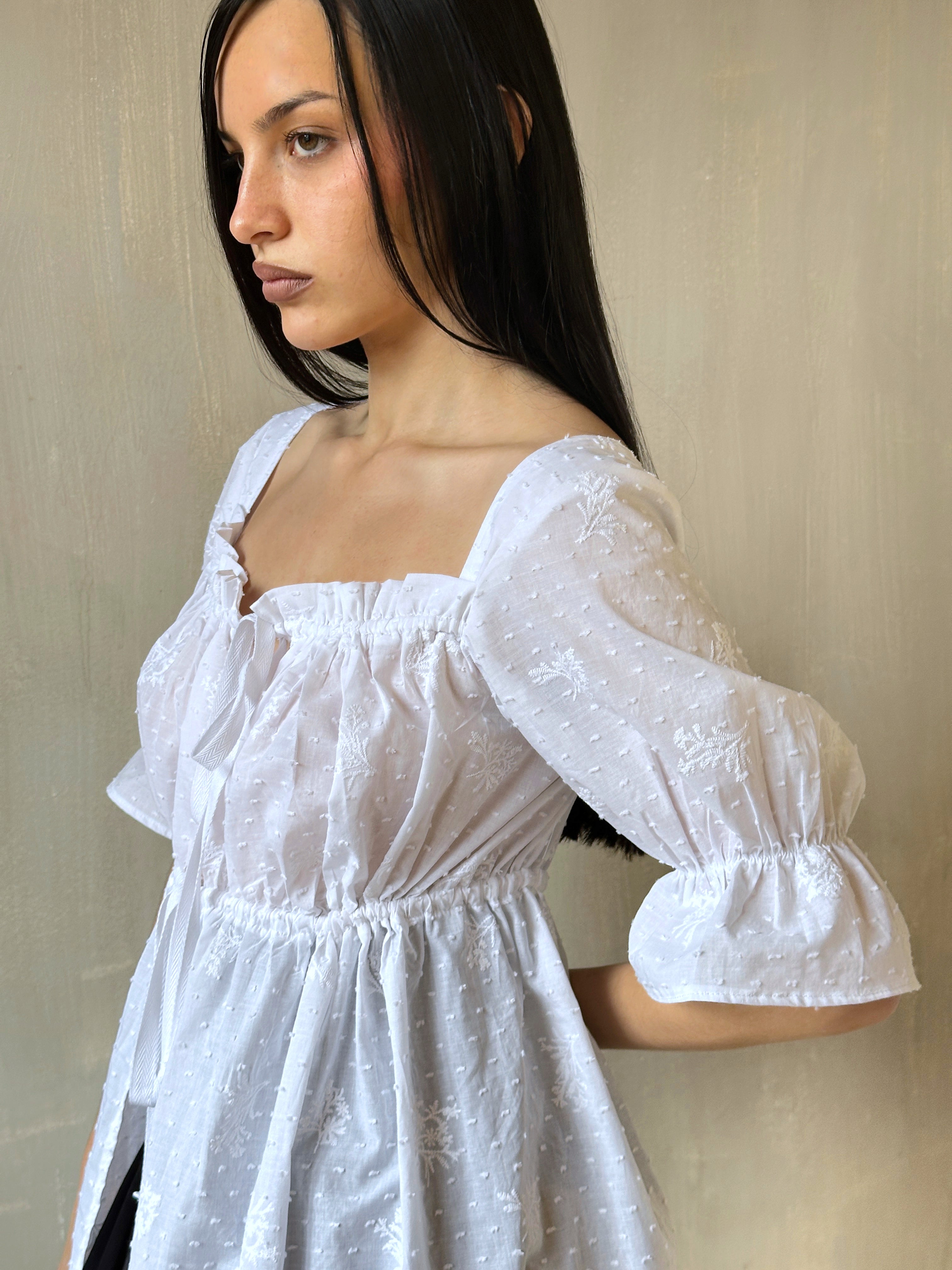 Spring '25: Chemise de la Reine Duster in white broderie (Pre-Order, Limited Edition)