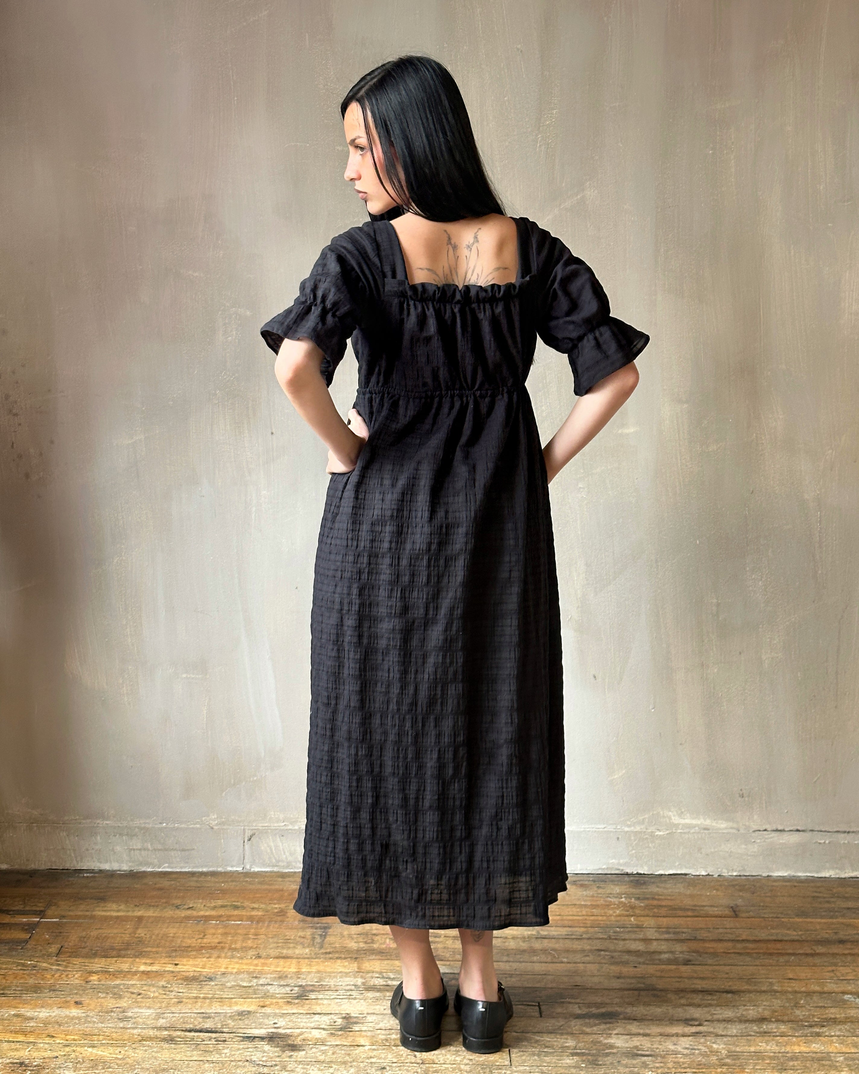 Spring '25: Chemise de la Reine Duster in Black (Pre-Order, Limited Edition)