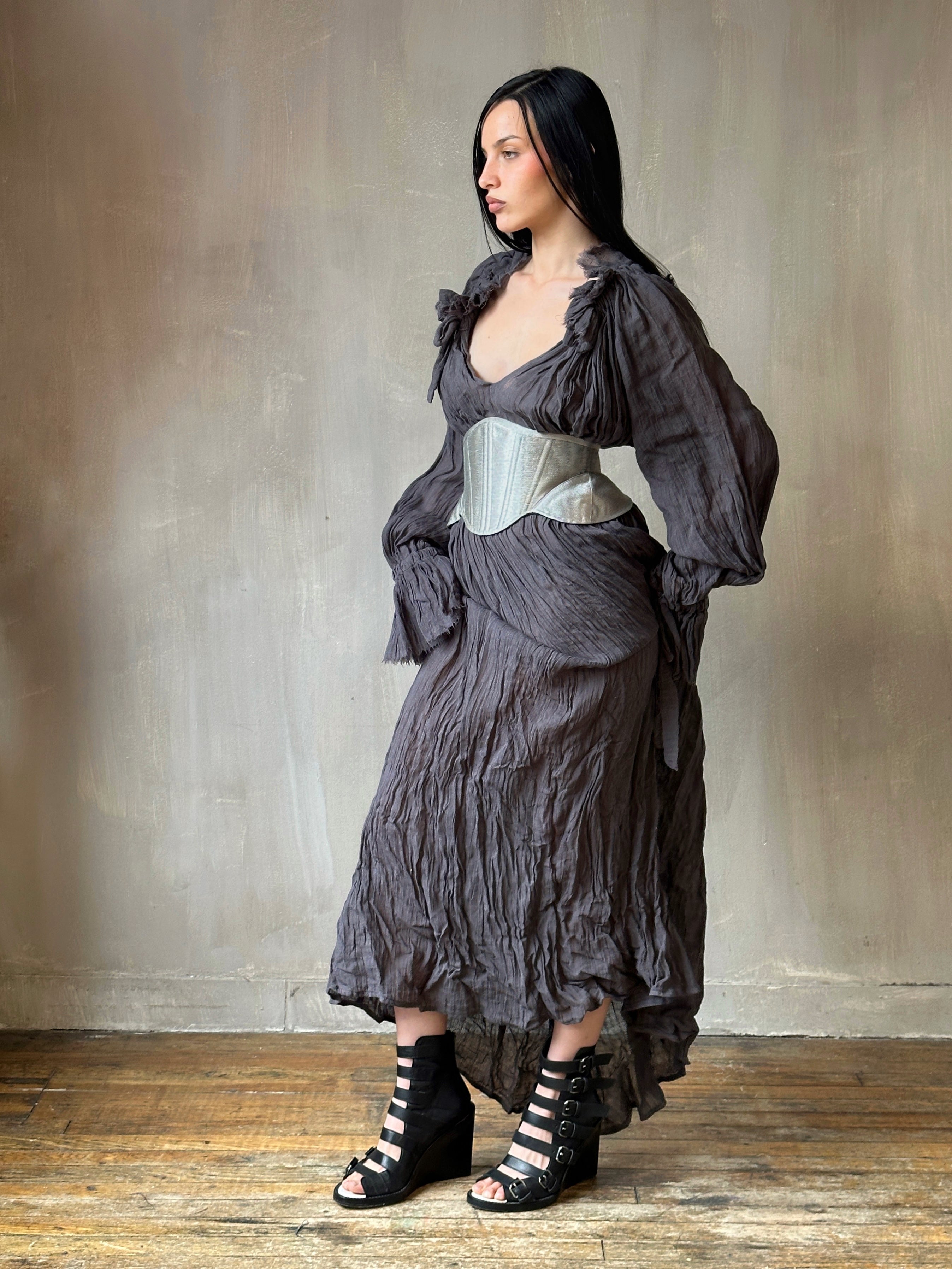 Spring '25: Contour Corset Belt in Silver (Pre-Order)