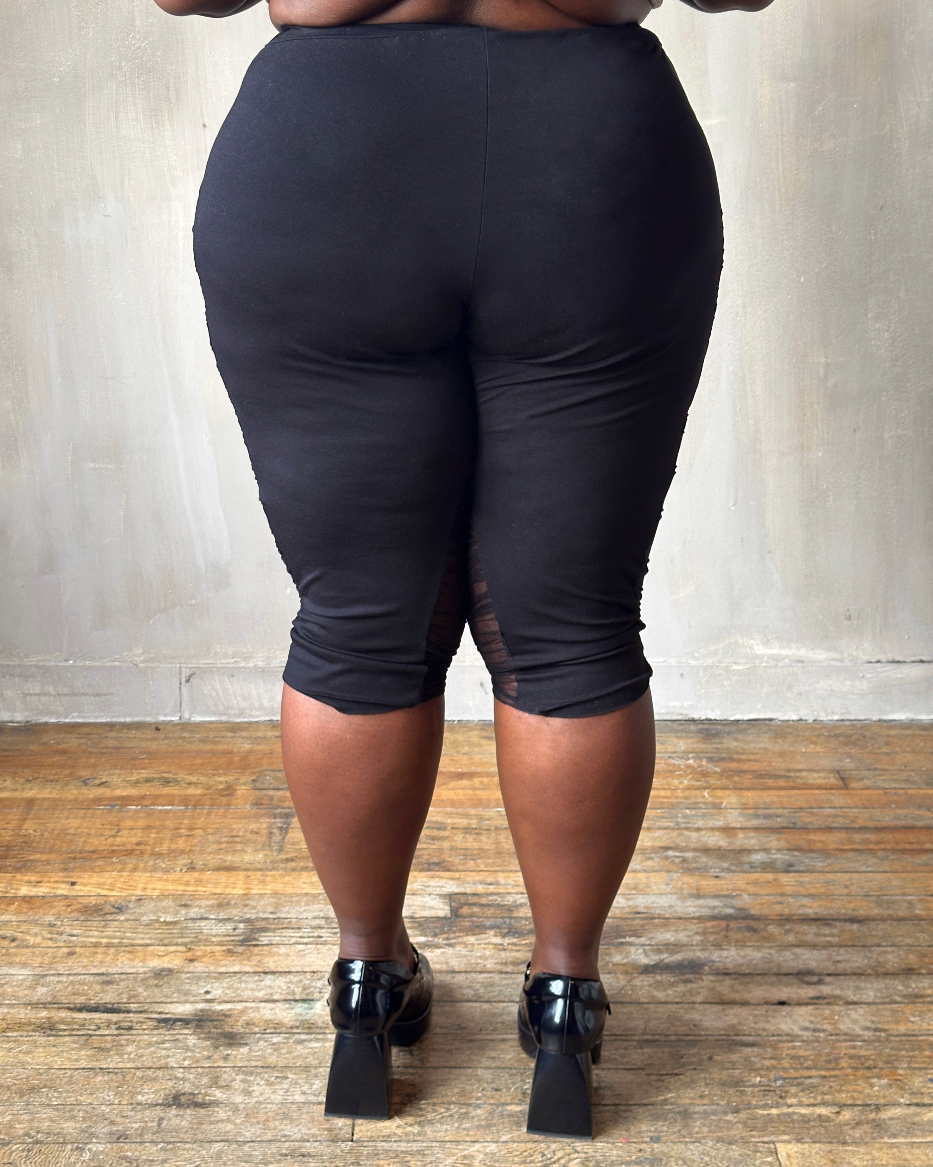 Spring '25:  Chaos-Gathered Capri Leggings (Pre-order)