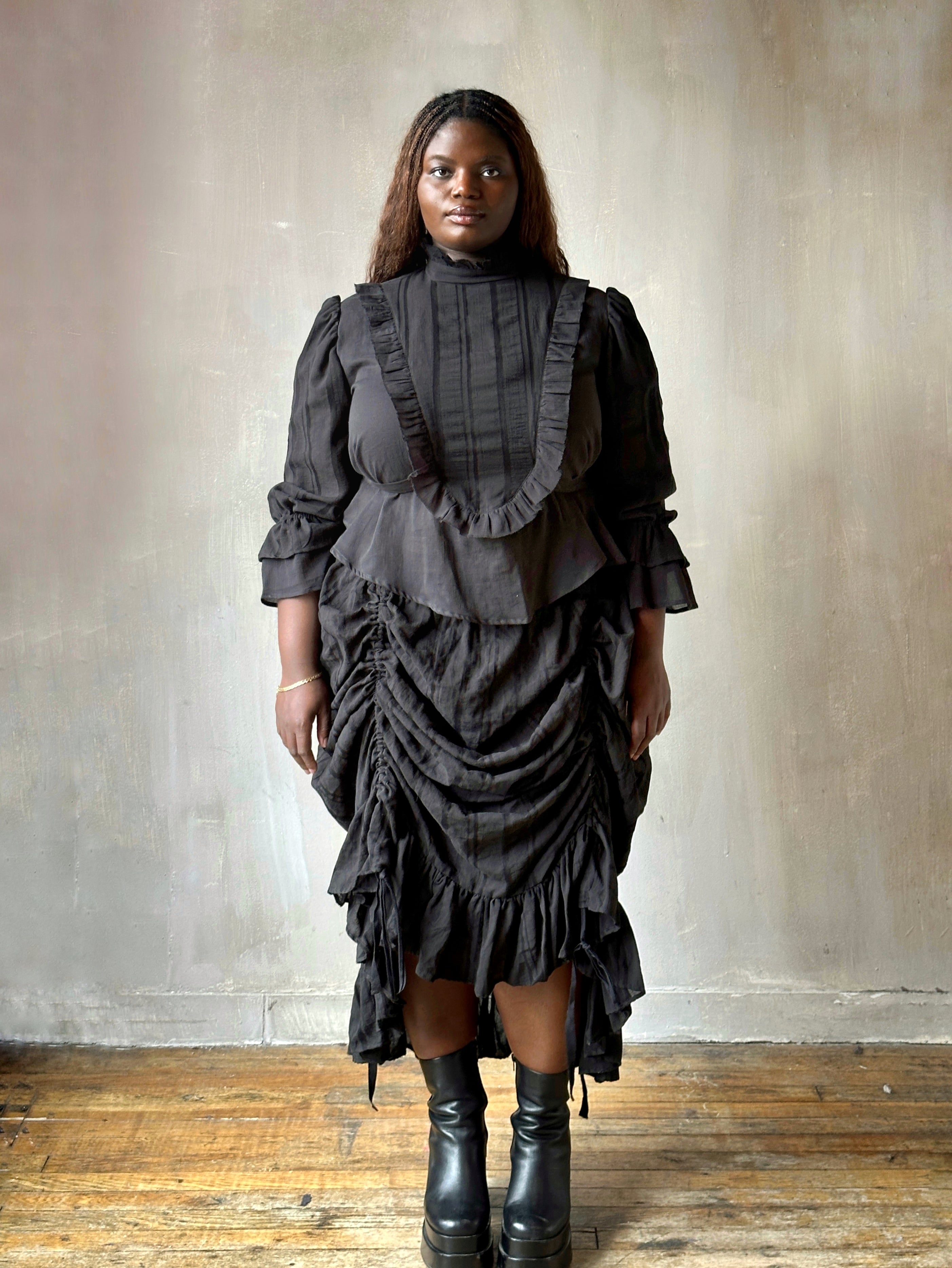 Spring '26: "Carmilla" Set in Black Stripe (Pre-Order)