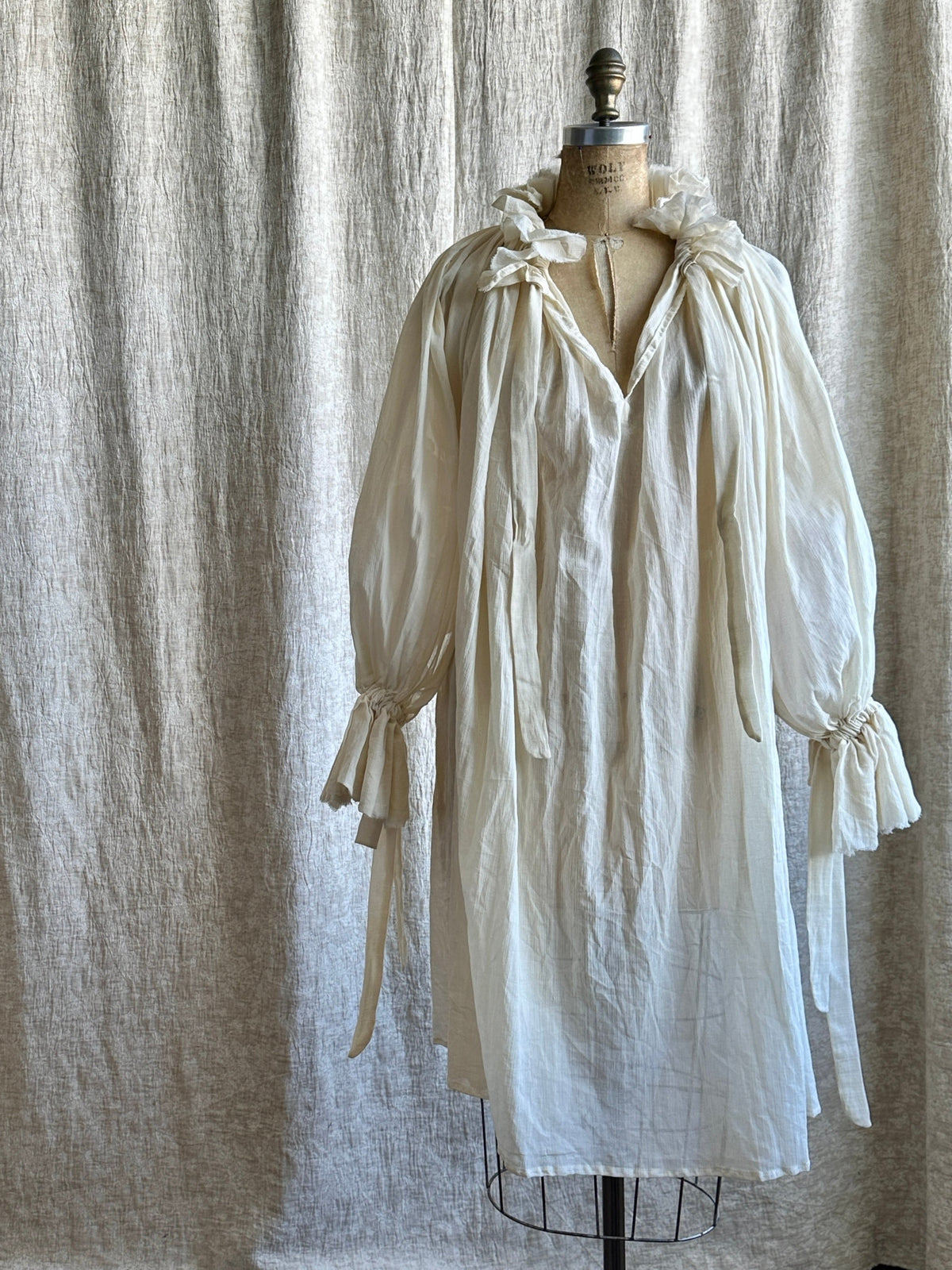 Maxi Alchemist Chemise in Parchment Cotton Gauze (Pre-Order)
