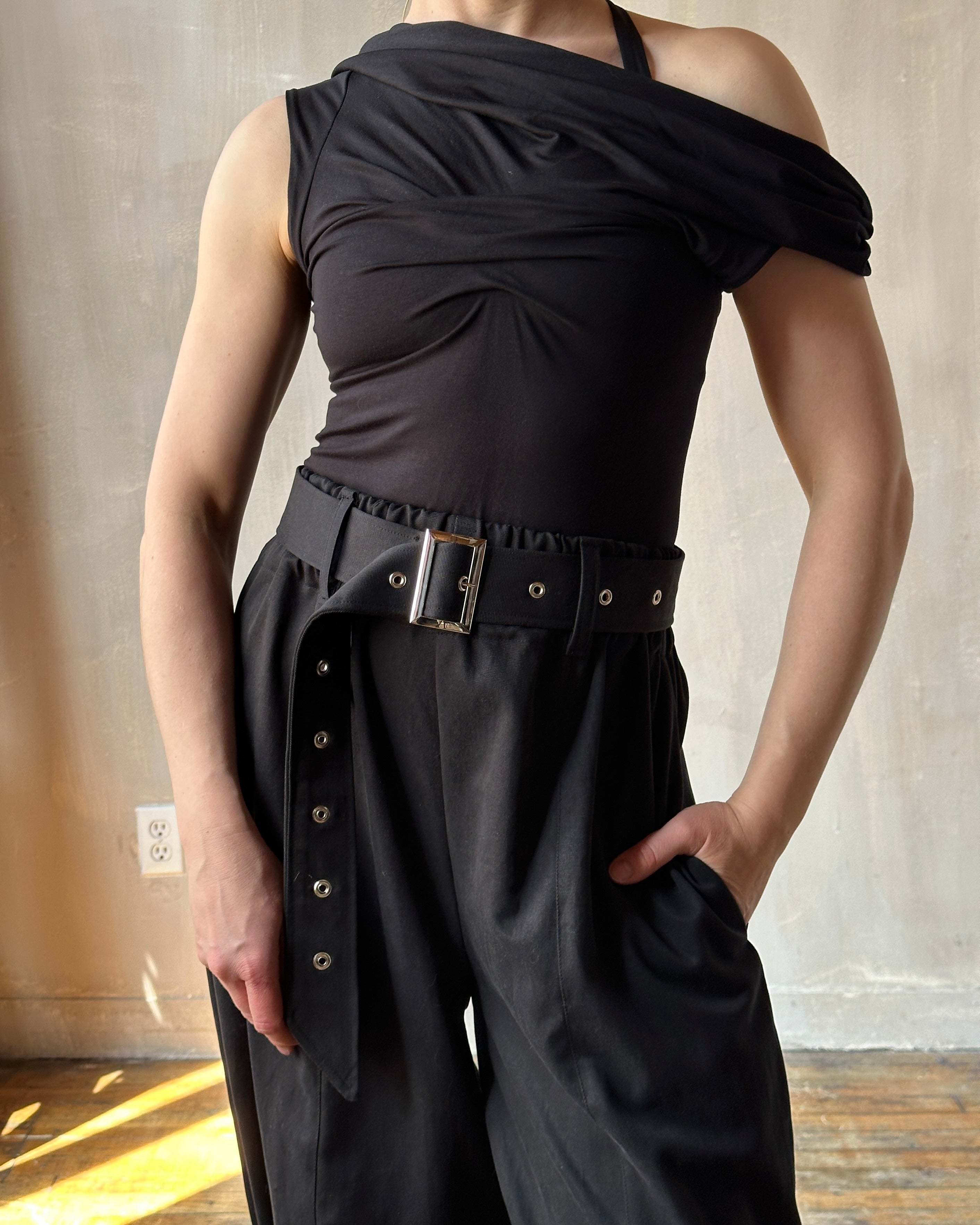 Spring '25: "pirate bloomers" with Belt and Leg Straps in Cotton Twill (Pre-Order)