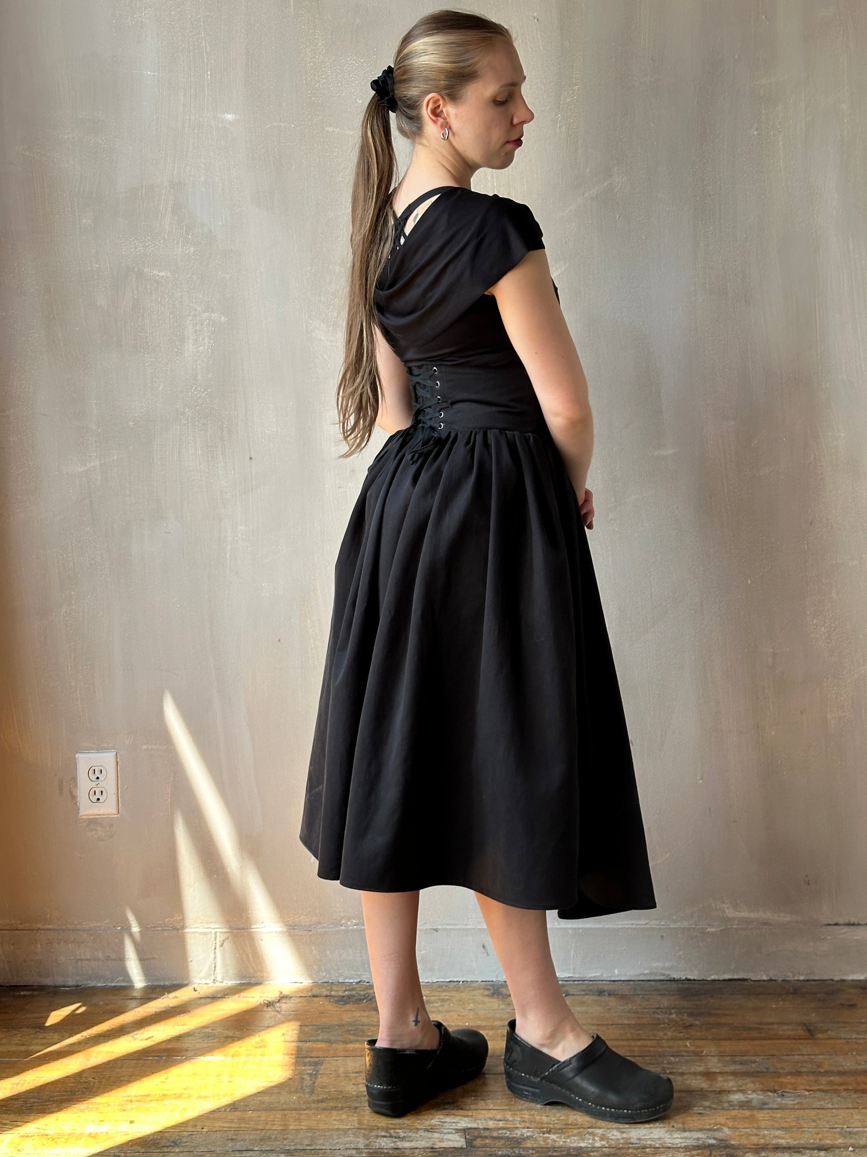 Spring '25: Extended Yoke Petticoat Skirt In Cotton Twill  (Pre-Order)