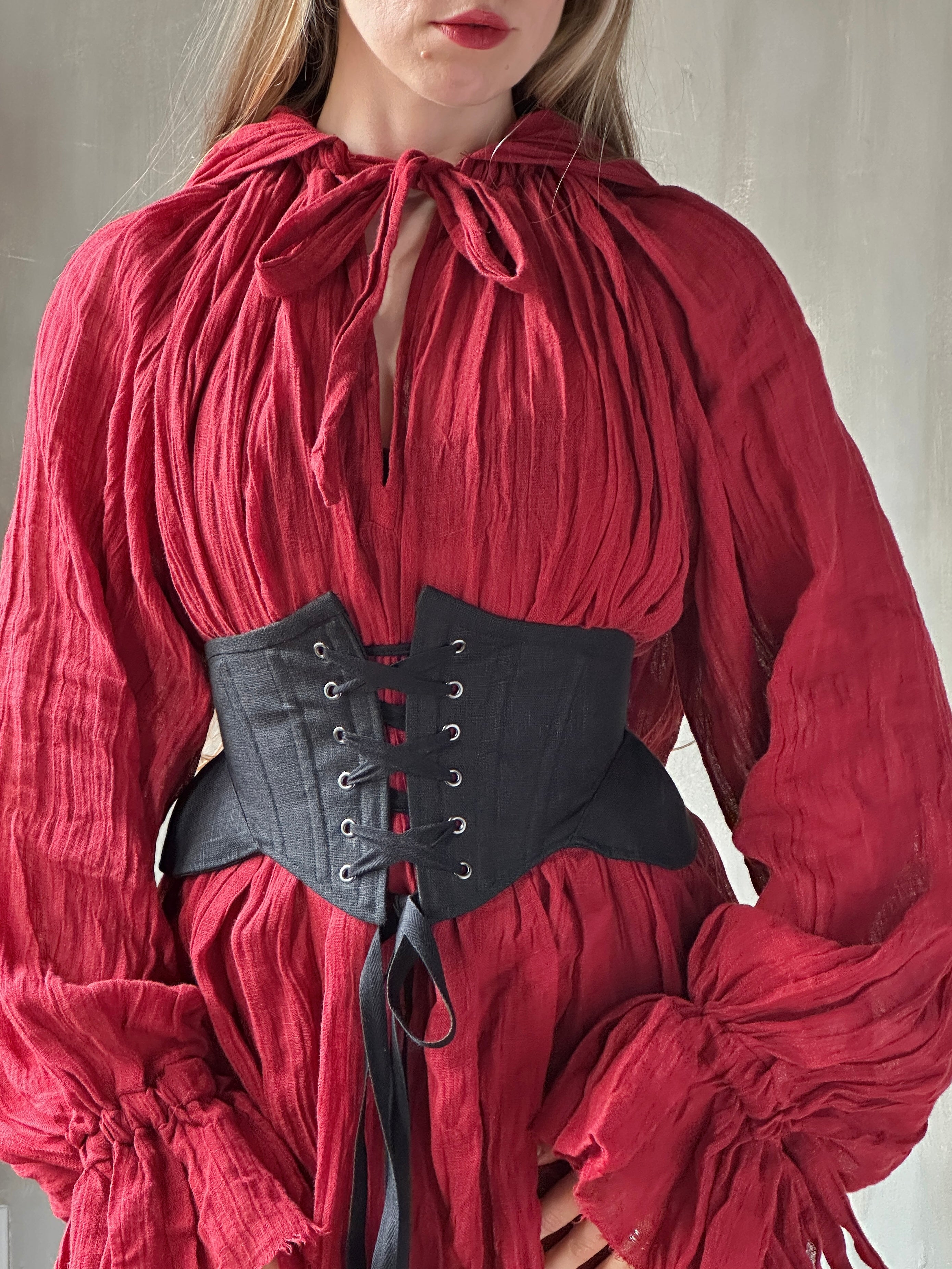 Severina Corset Belt in Baltic Linen (Limited Edition)