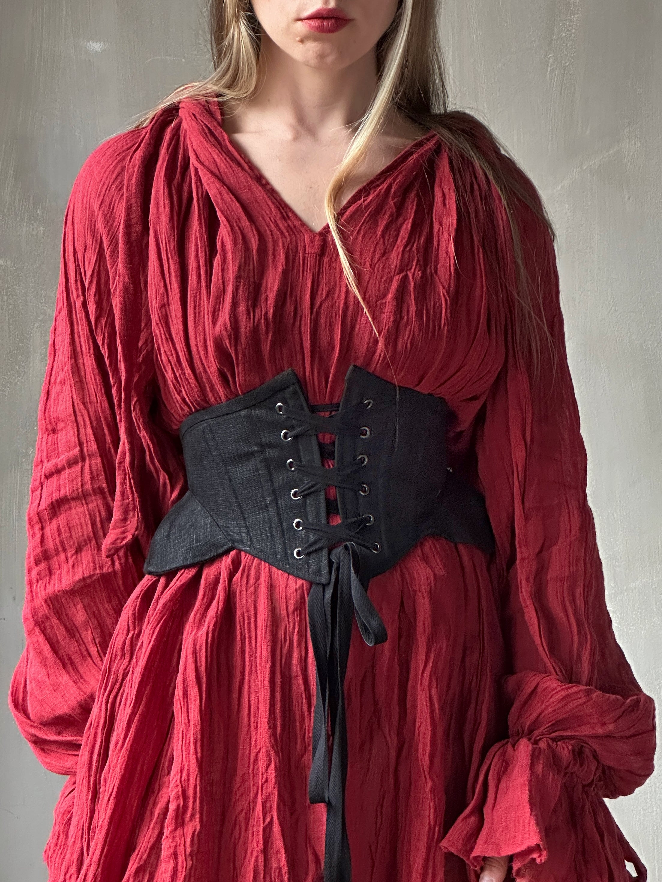 Severina Corset Belt in Baltic Linen (Limited Edition)