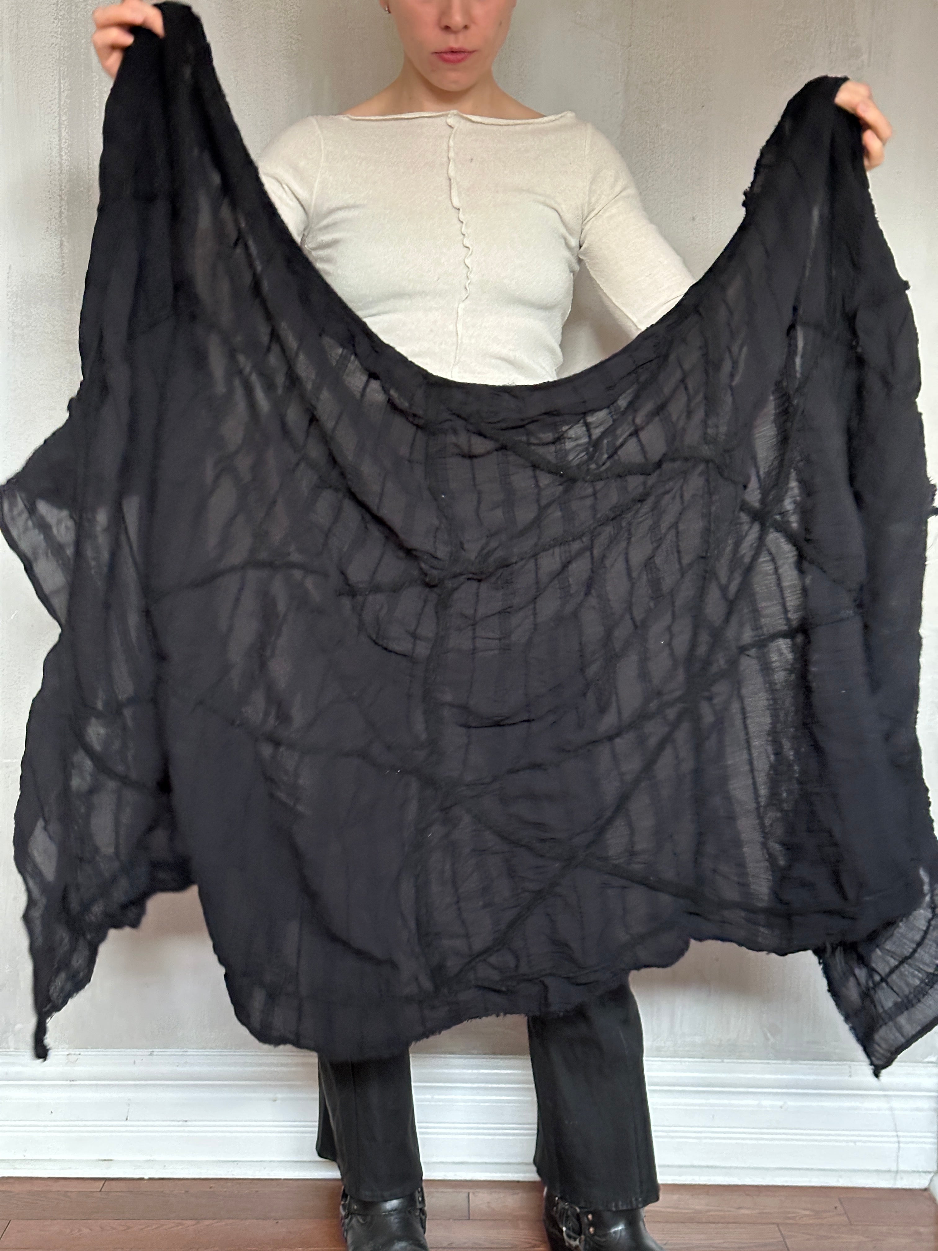 Sample Sale: Argyle Felted Shawl (OOAK)