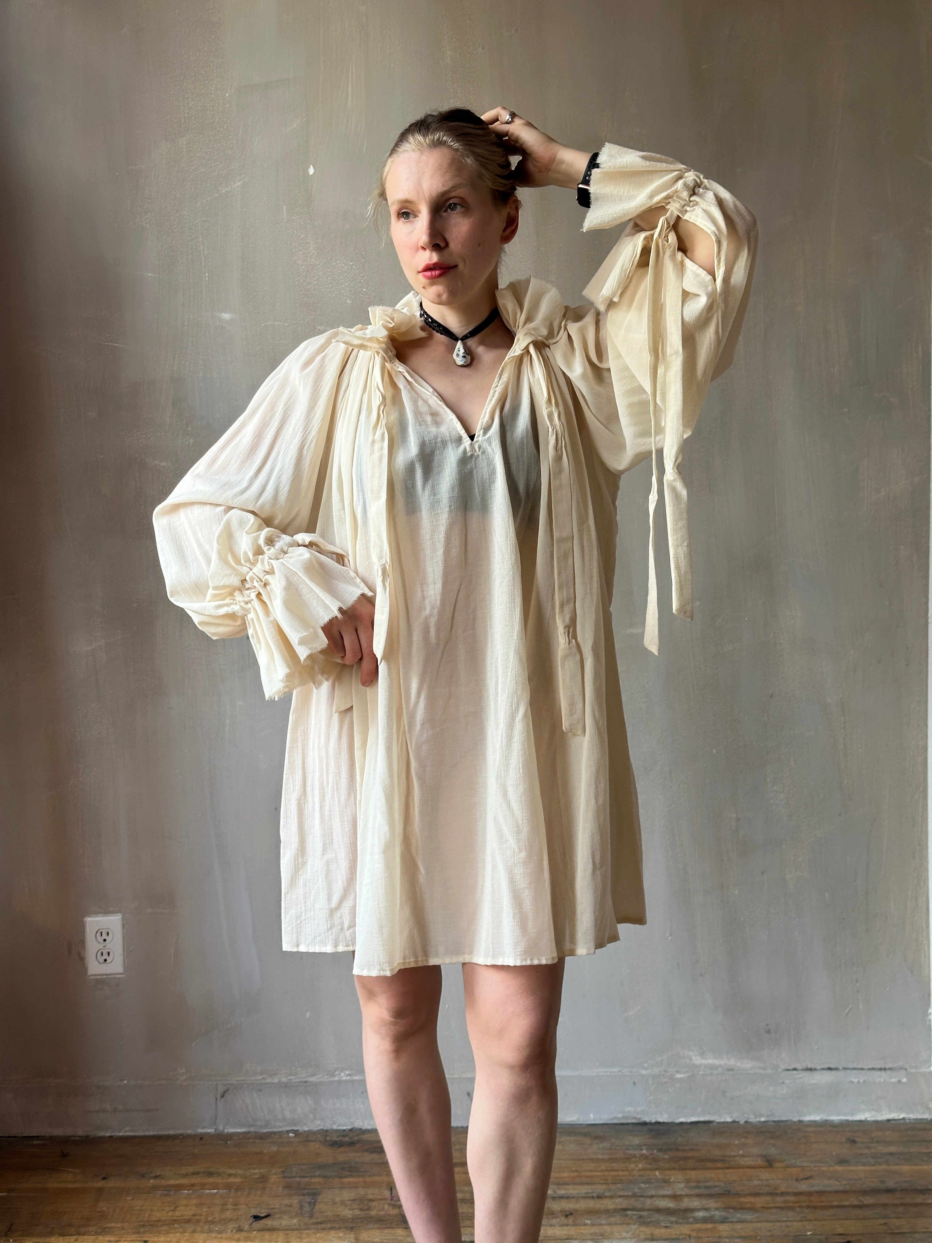 Alchemist Chemise in Parchment Cotton Gauze (Pre-Order)