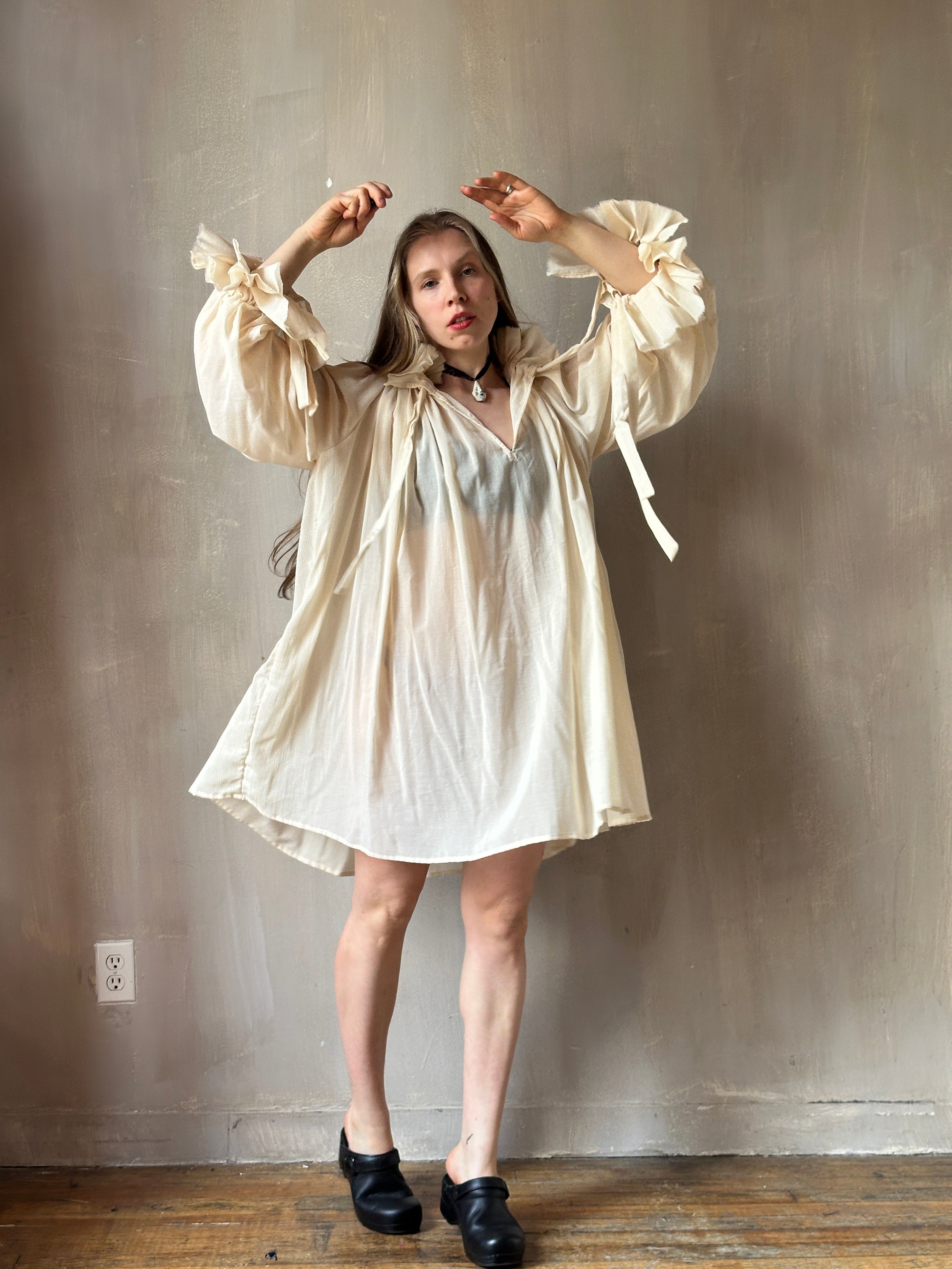 Alchemist Chemise in Parchment Cotton Gauze (Pre-Order)