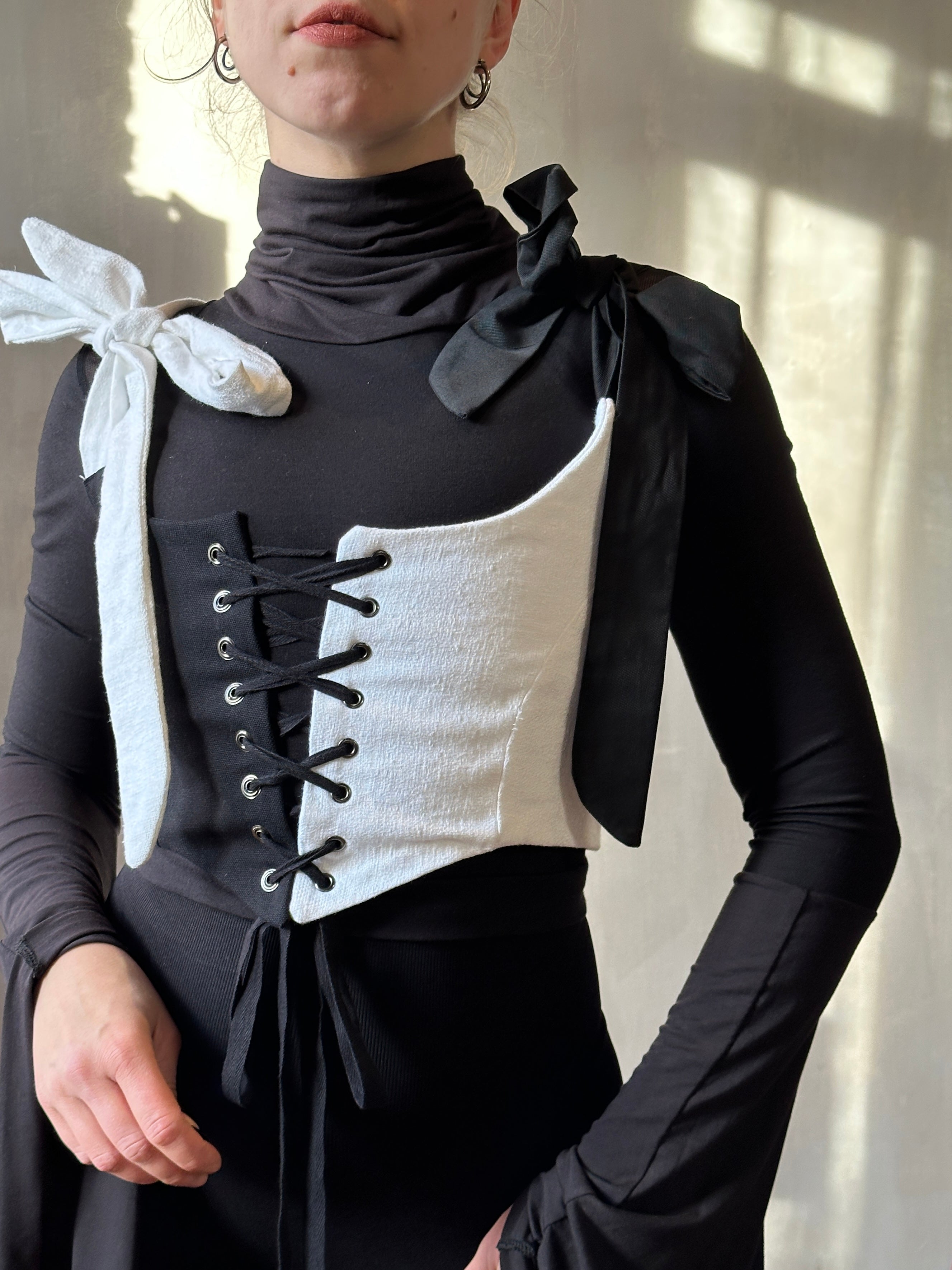 Duo-Tone Corset Vest