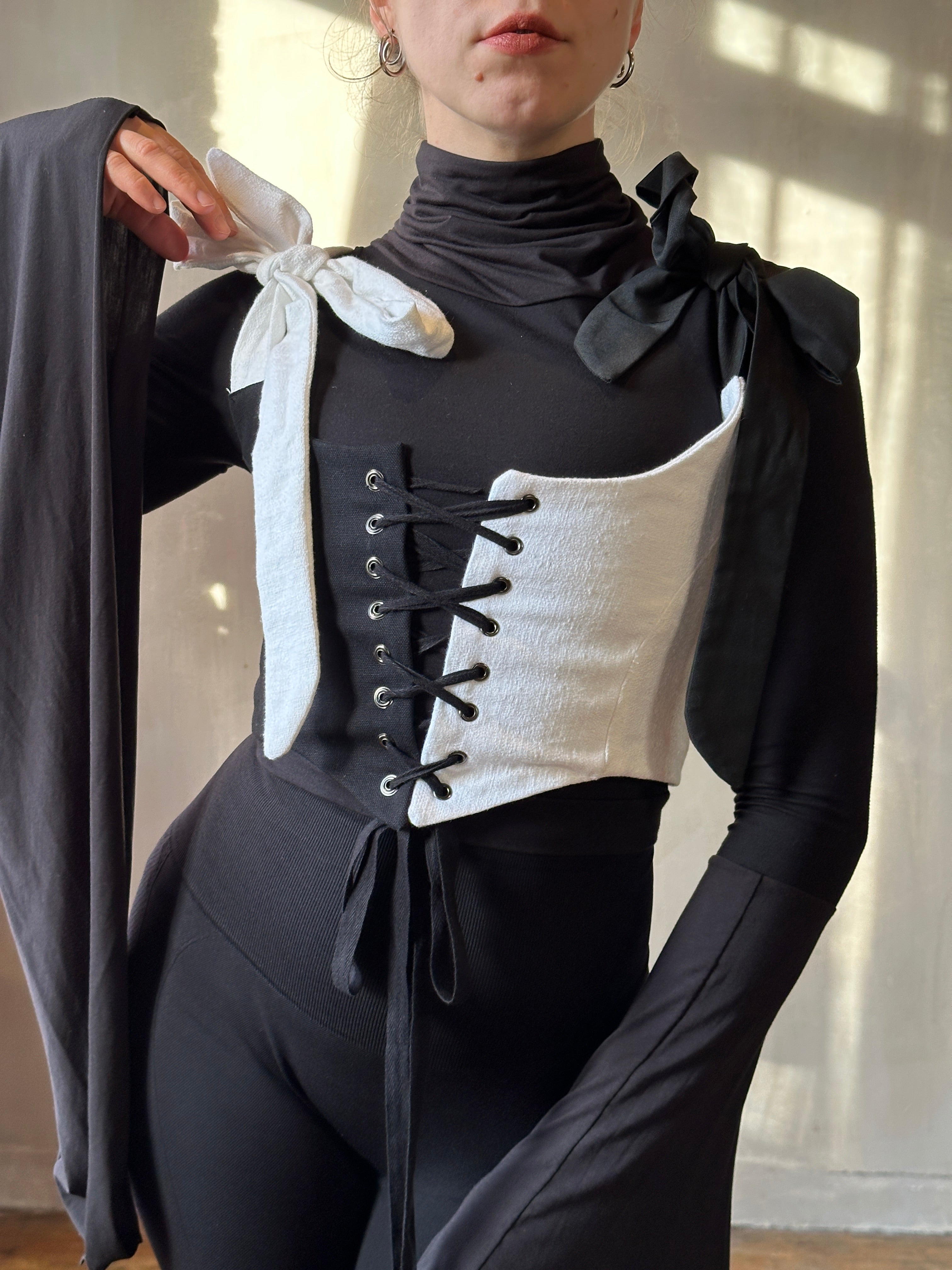Duo-Tone Corset Vest