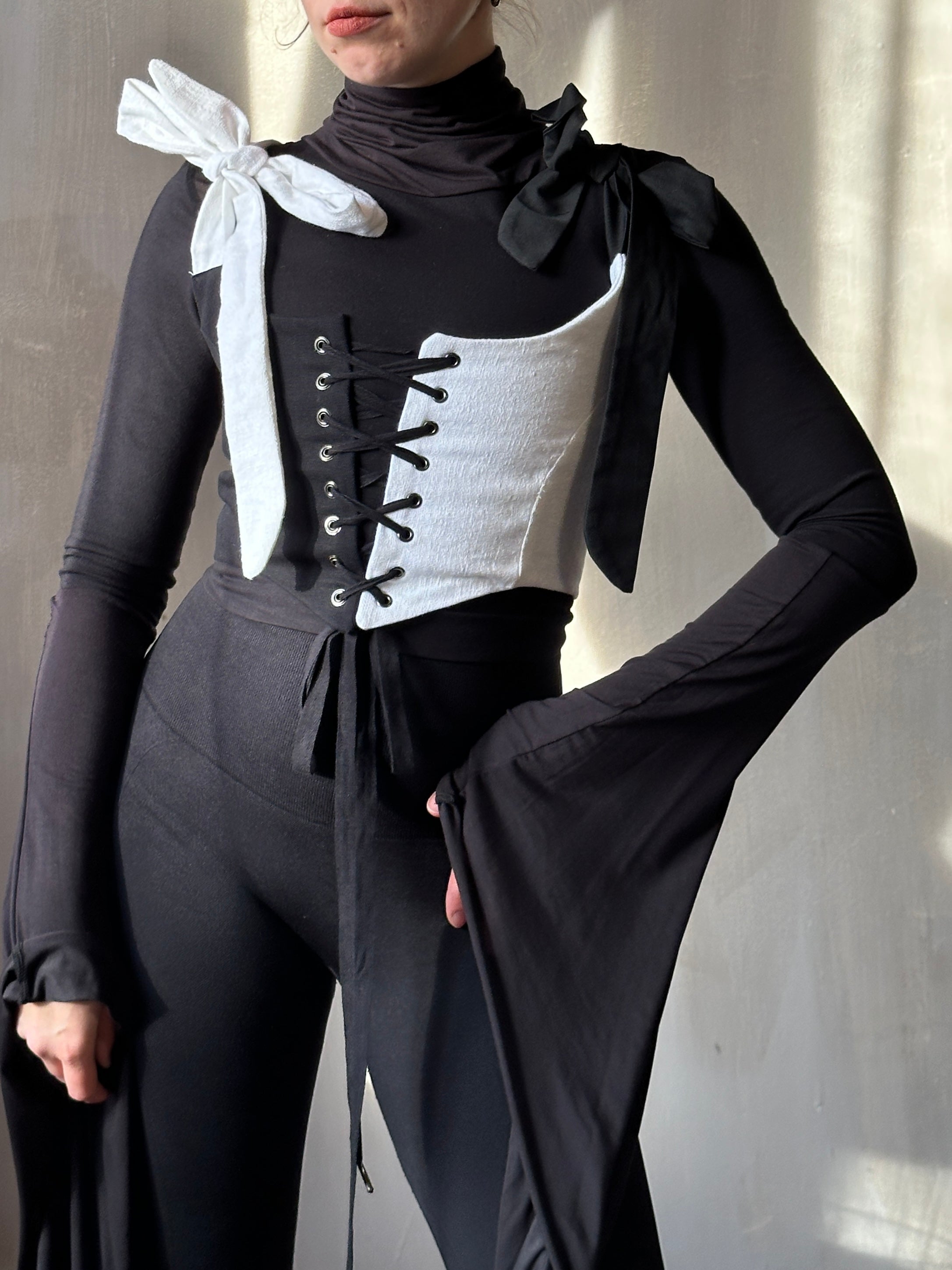 Duo-Tone Corset Vest