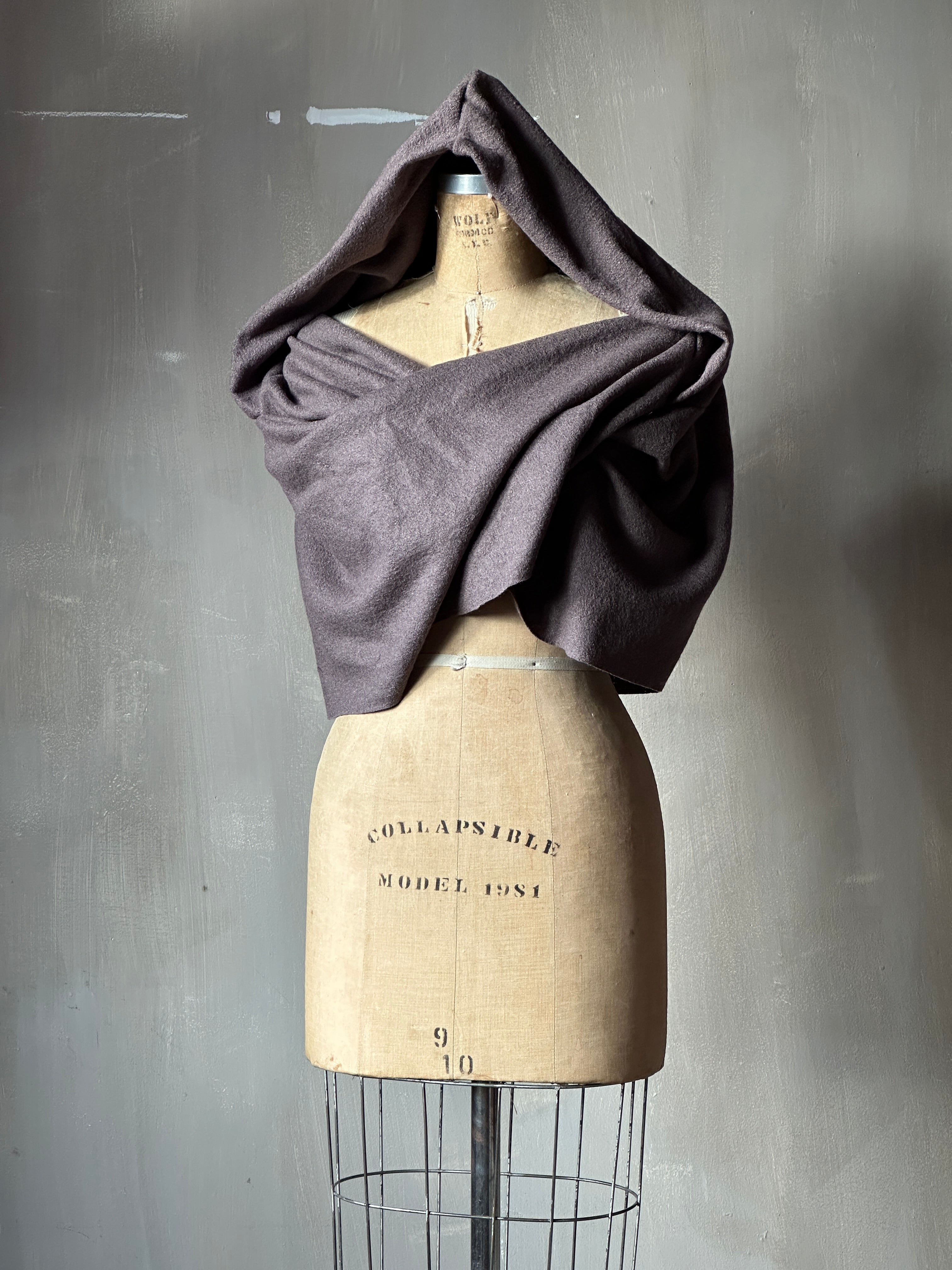 Mythic Cowl in Lavender Wool (In Stock)