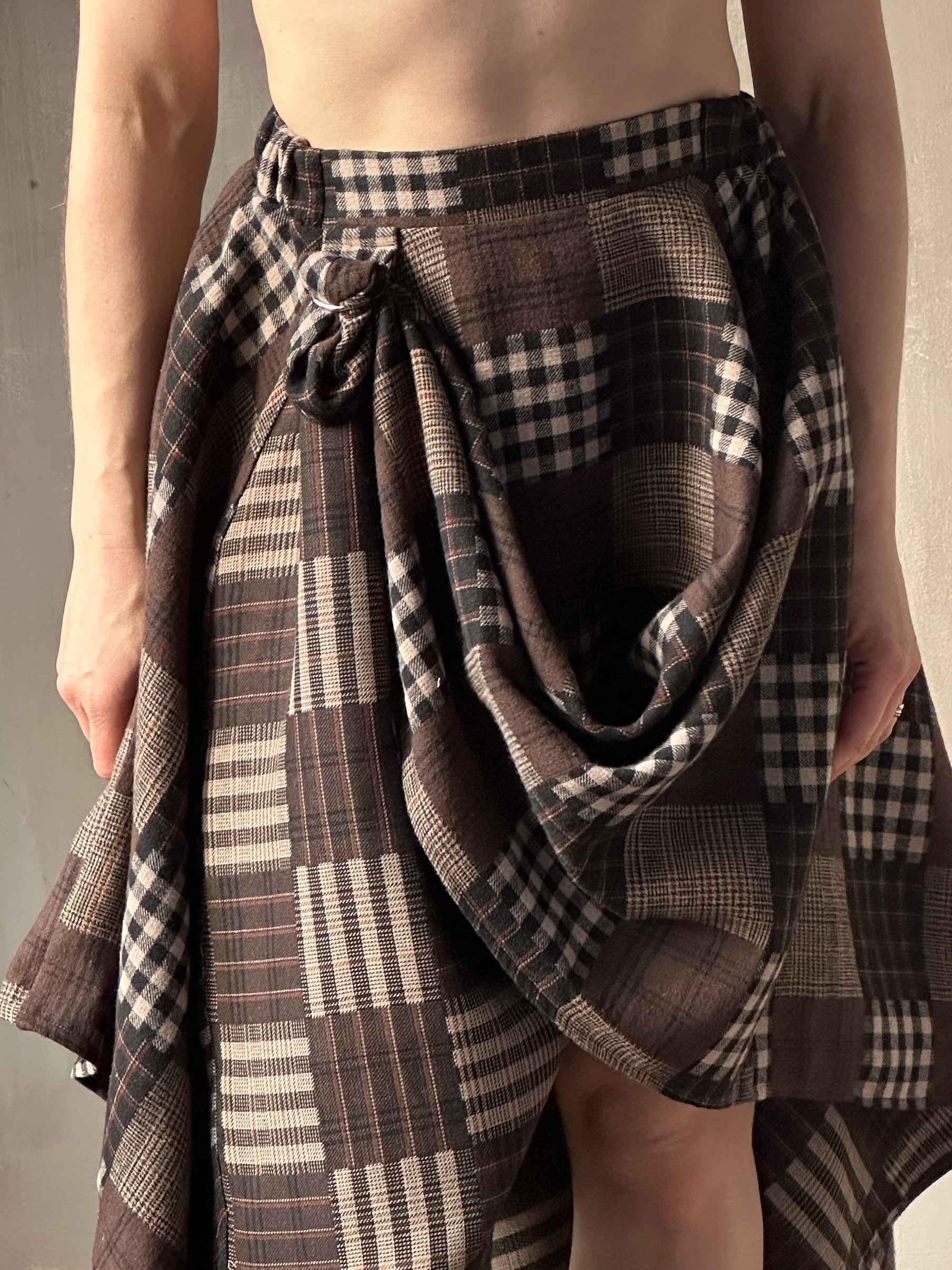Winter '26: Pastorale Skirt in Patchwork Plaid Cotton (Pre-Order)