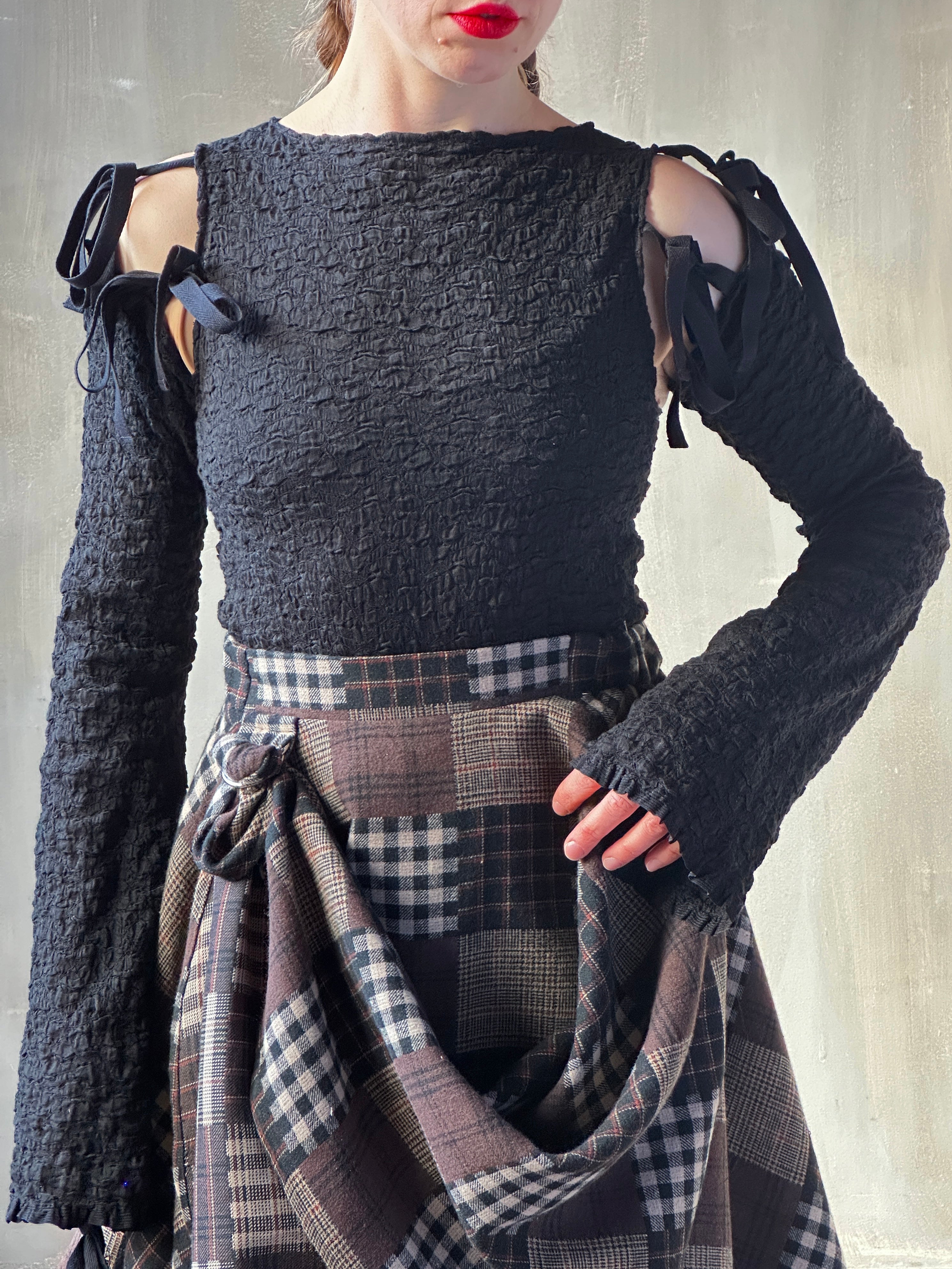 Winter '26: Pastorale Skirt in Patchwork Plaid Cotton (Pre-Order)