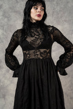 FW23 "Edith" Lace High Collar Dress in Black (Limited Edition, Pre-Order)