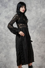 FW23 "Edith" Lace High Collar Dress in Black (Limited Edition, Pre-Order)