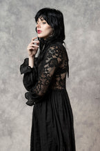 FW23 "Edith" Lace High Collar Dress in Black (Limited Edition, Pre-Order)