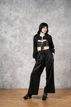 FW23 Wide Leg Trouser in Black Wool (Limited Edition)