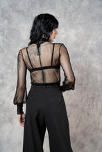 FW23 Wide Leg Trouser in Black Cotton (Pre-Order, Limited Edition)