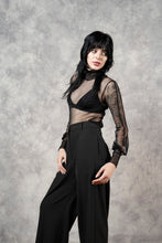 FW23 Wide Leg Trouser in Black Cotton (Pre-Order, Limited Edition)