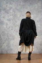 FW23 Stand Collar Coat with Bustle (Limited Edition, In- Stock)
