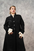 FW23 Stand Collar Coat with Bustle (Limited Edition, In- Stock)