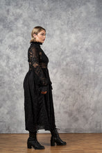 FW23 "Edith" Lace High Collar Dress in Black (Limited Edition, Pre-Order)
