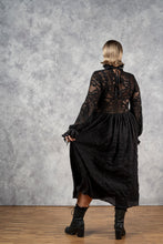 FW23 "Edith" Lace High Collar Dress in Black (Limited Edition, Pre-Order)