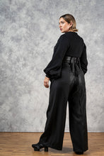 FW23 Wide Leg Trouser in Black Wool (Limited Edition)