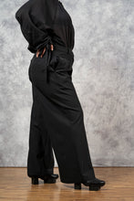 FW23 Wide Leg Trouser in Black Cotton (Pre-Order, Limited Edition)