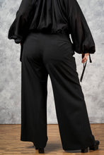 FW23 Wide Leg Trouser in Black Cotton (Pre-Order, Limited Edition)