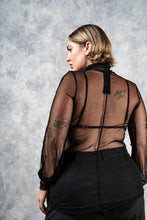 FW23 Bishop Sleeve Silk Tulle Hourglass Tunic (Limited Edition, In-Stock)