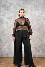 FW23 Bishop Sleeve Silk Tulle Hourglass Tunic (Limited Edition, In-Stock)